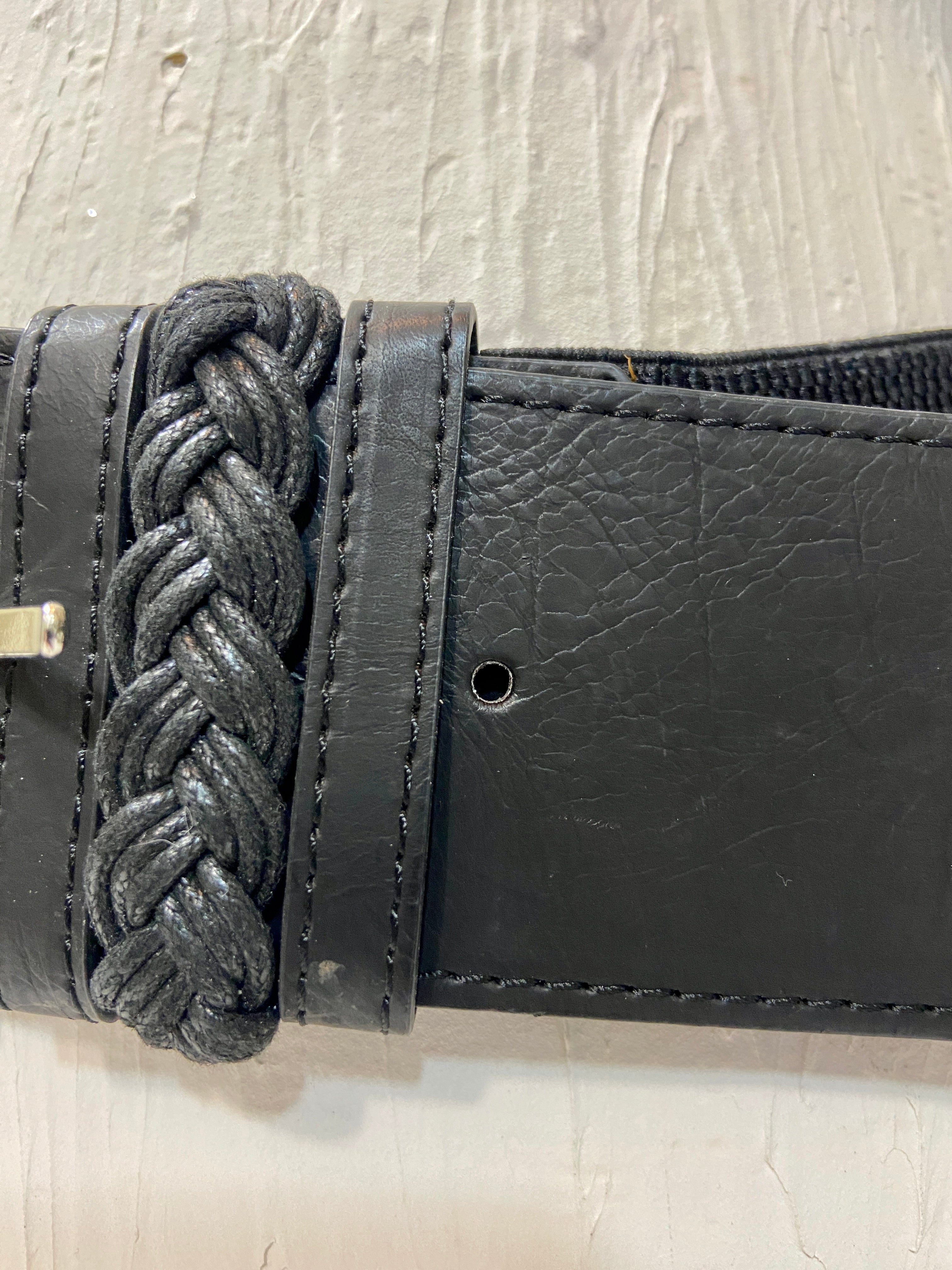 Black Waist Belt Stretch