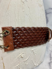 Brown reworked belt