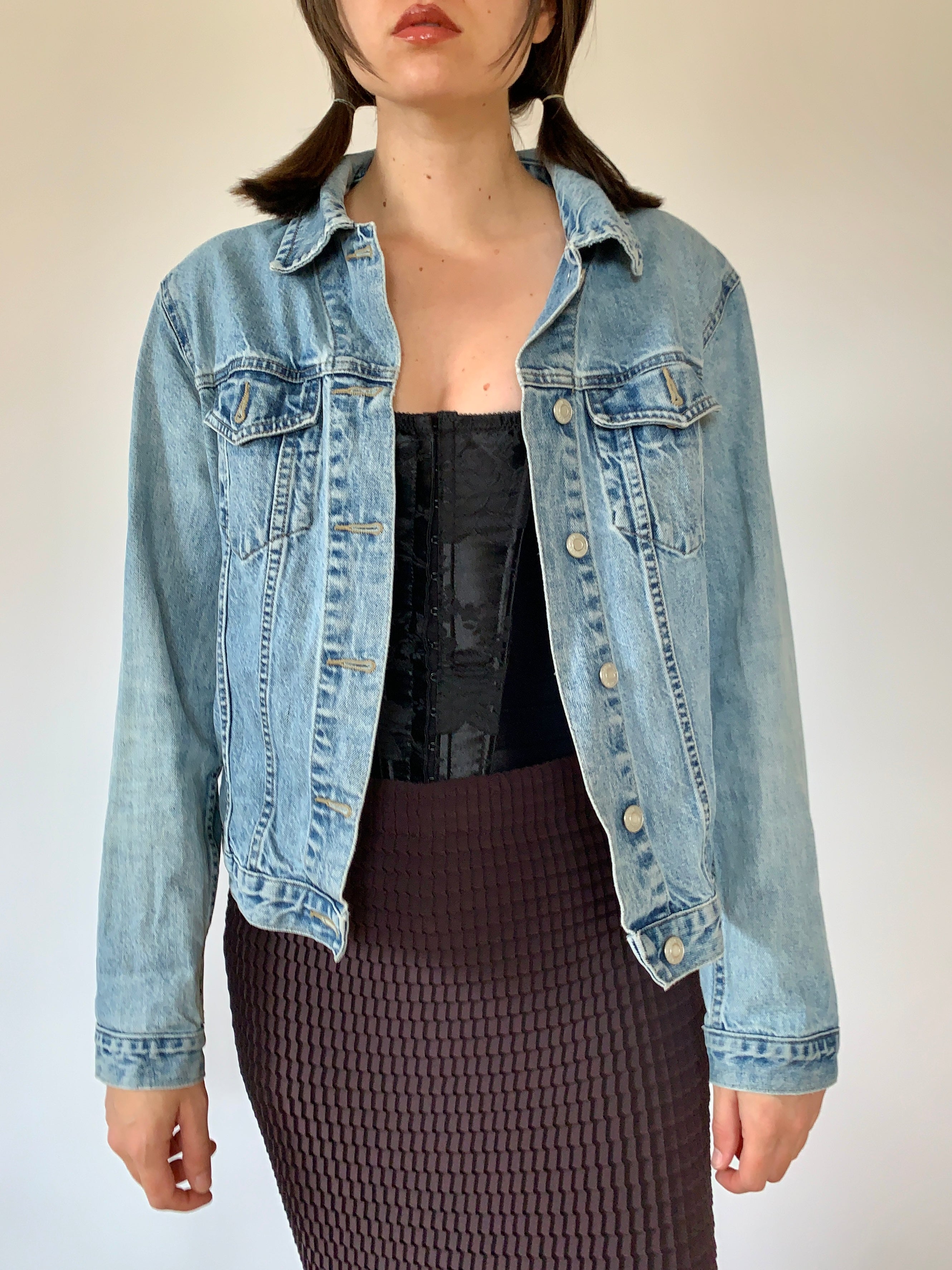 Vintage Denim Jacket Light Wash (M)