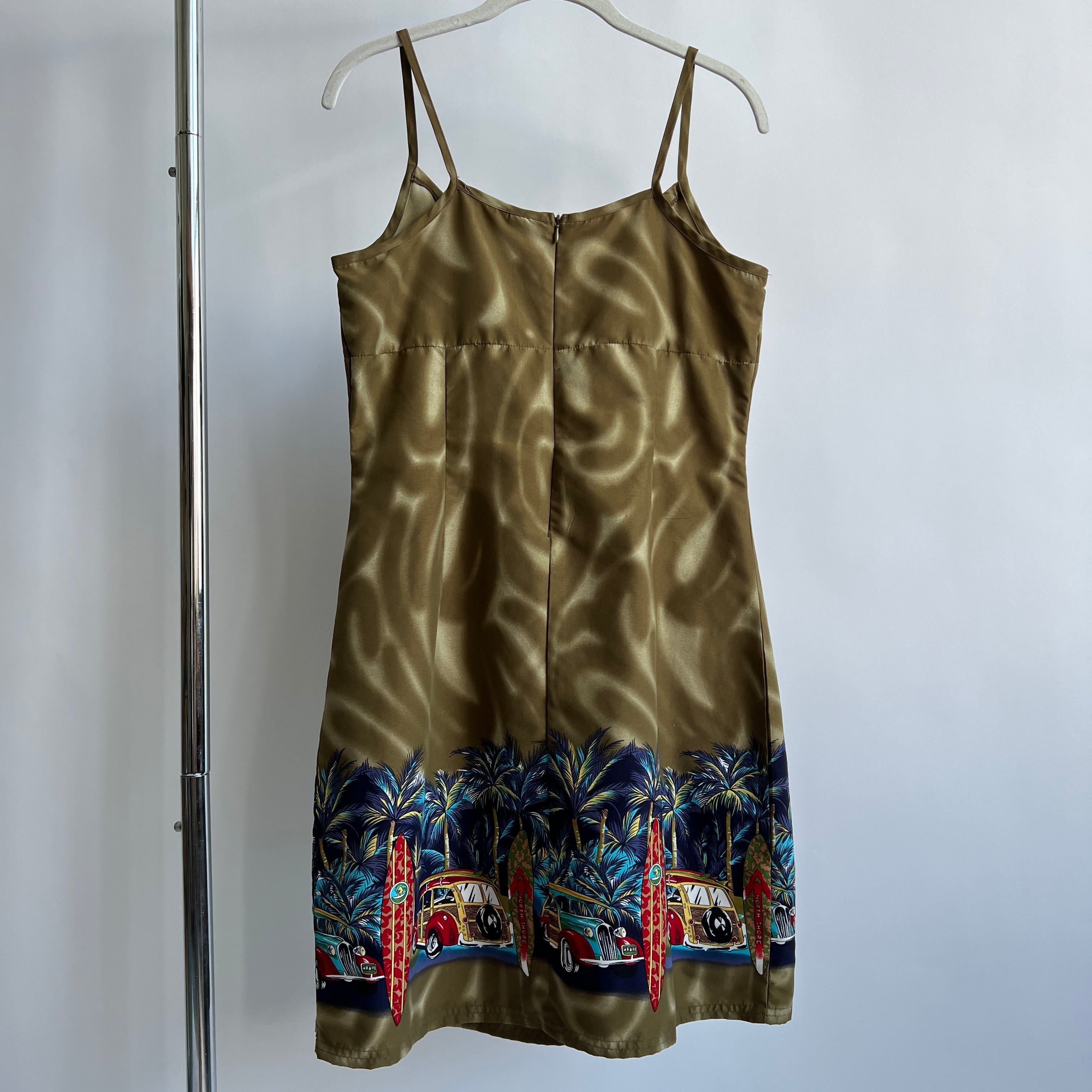 Y2K surf babydoll dress - L