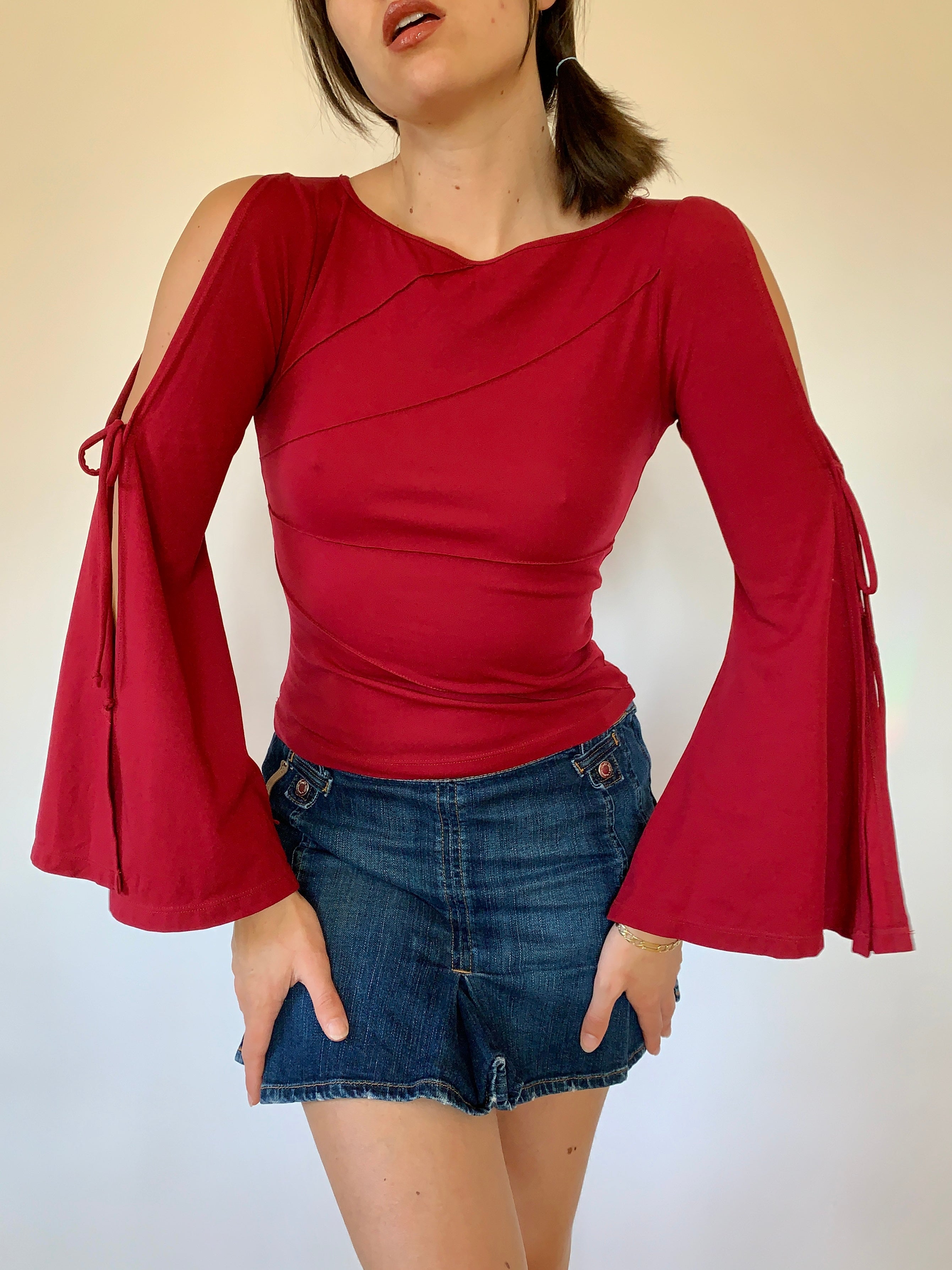 2000s Does 1970s Blouse - Medium