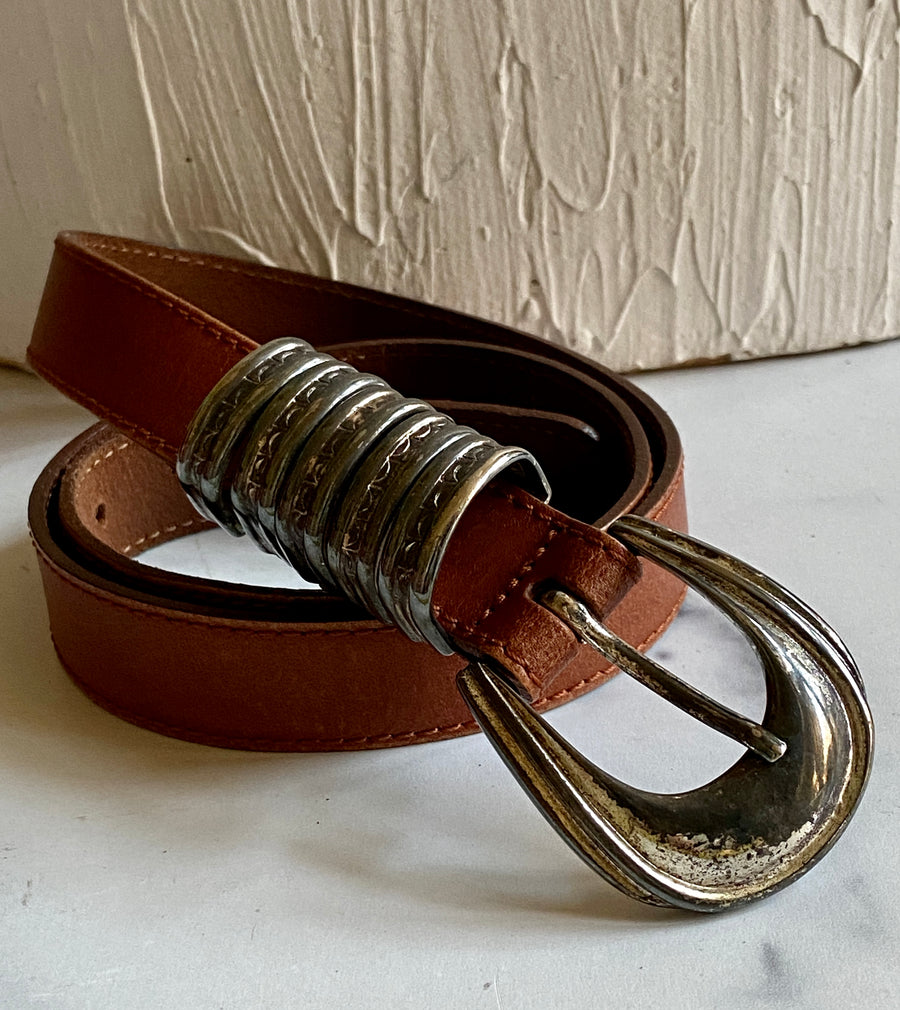 Vintage skinny express belt
