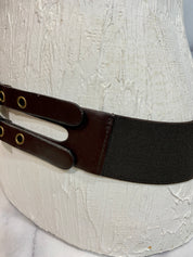 Brown Elastic belt