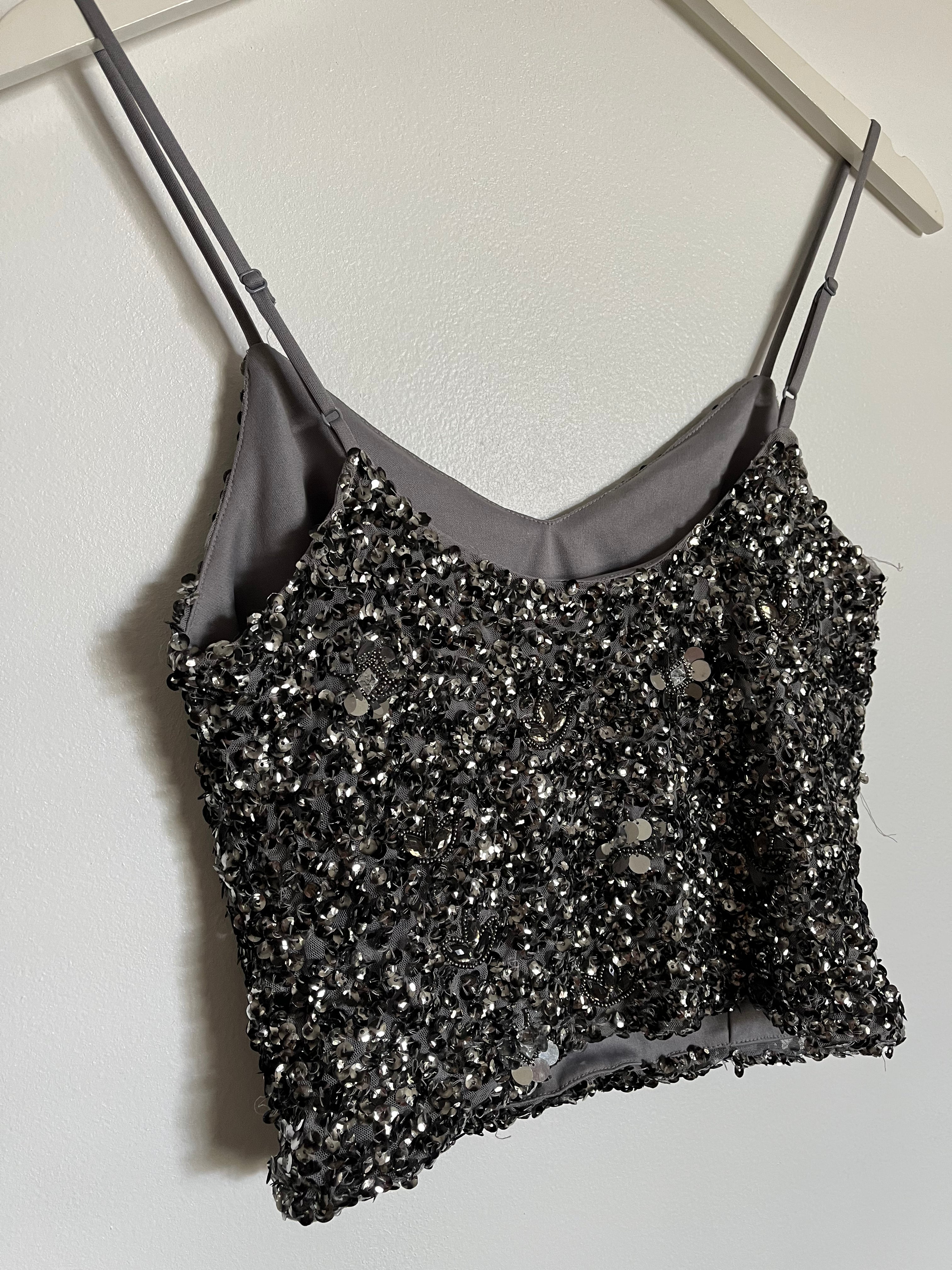 Gun metal crop - small