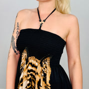 Tiger Halter Neck Dress