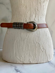 Vintage skinny express belt