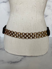 BLACK CHAIN LINK BELT