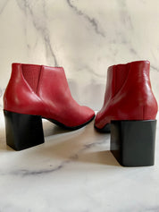 Pazzo red Ankle boots