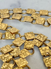 Vintage Zentall gold chain belt