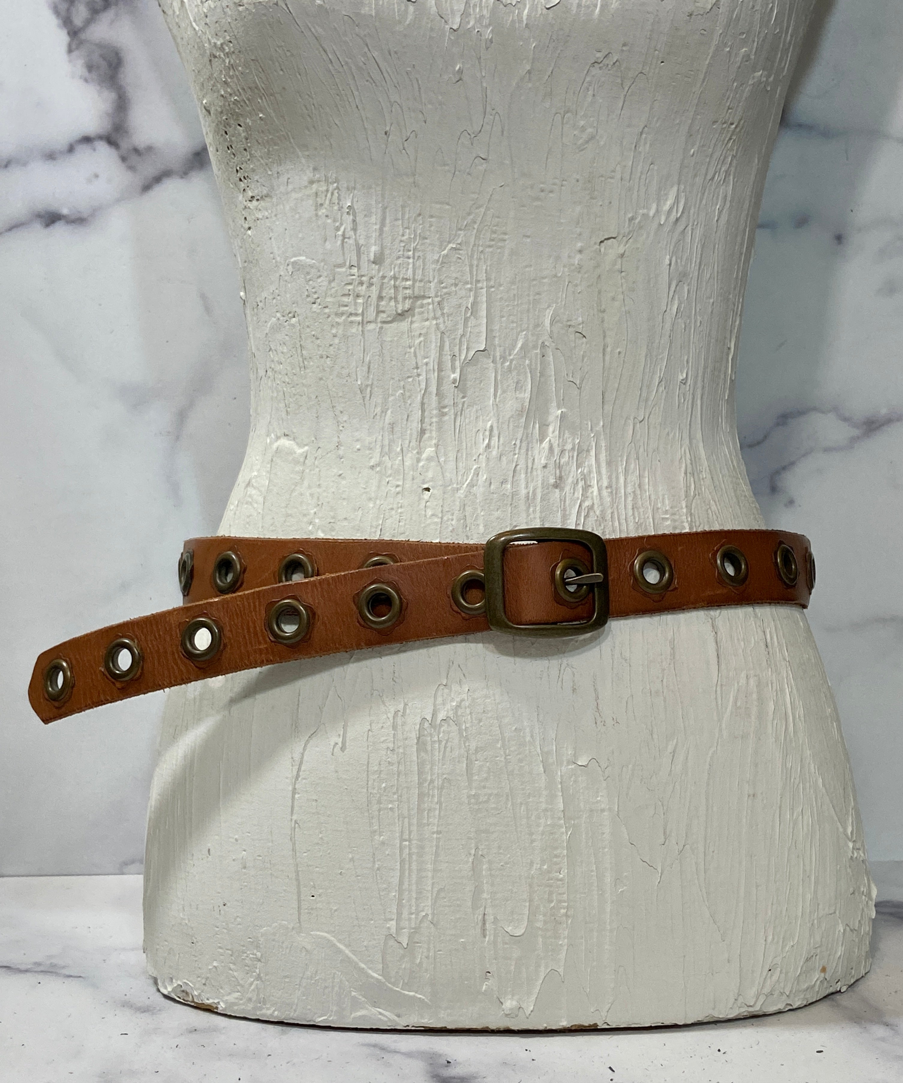 s Brown Genuine Leather belt
