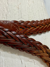 Vintage Bally braided leather belt