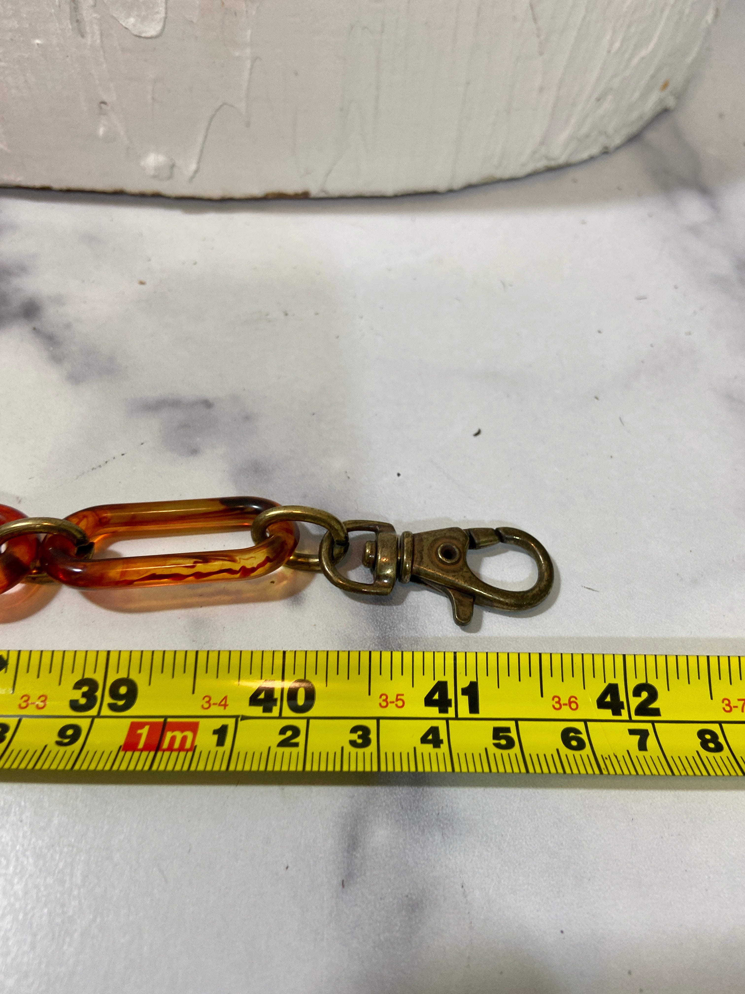 70s brown chain belt