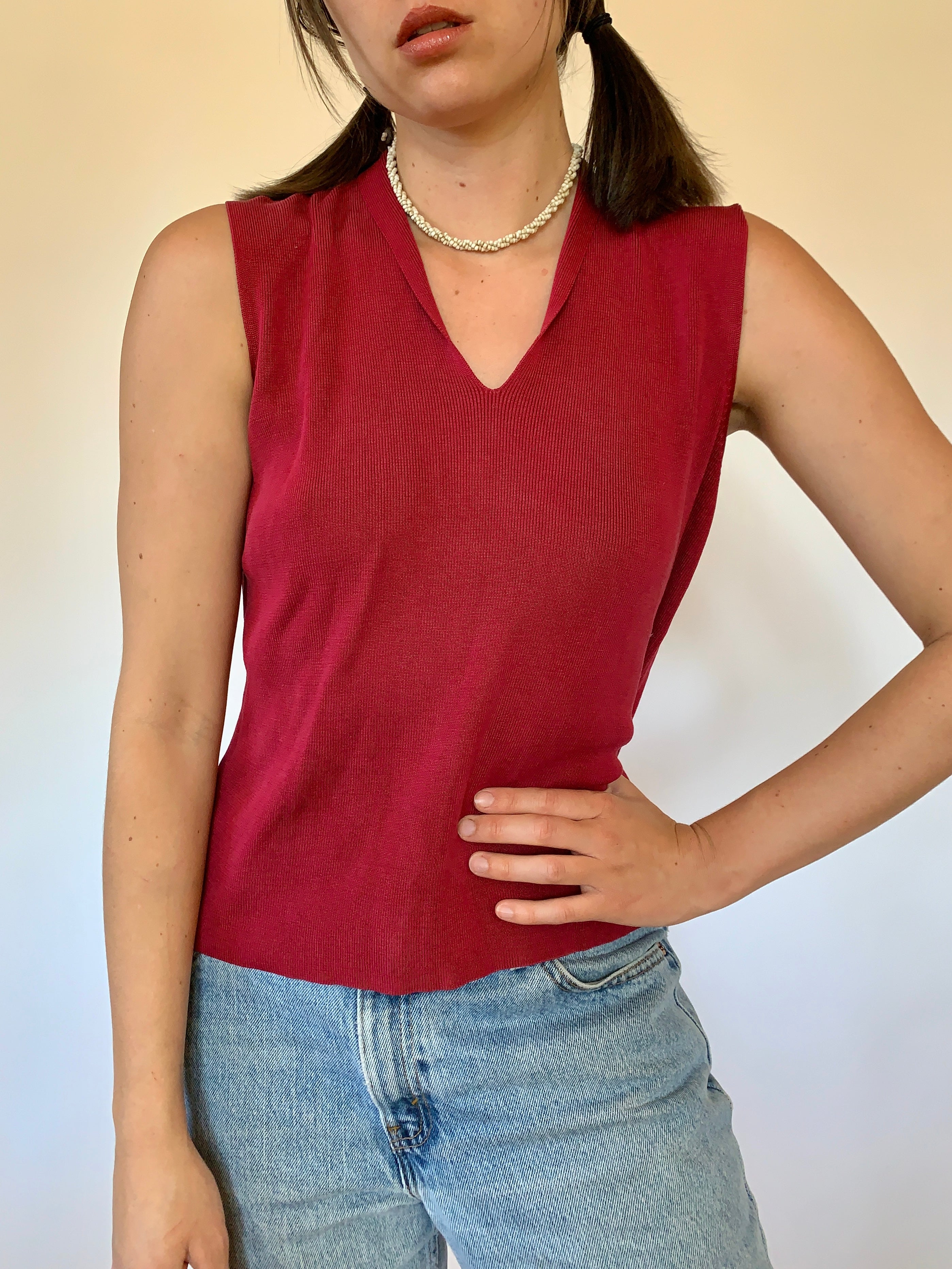 Vintage 1990s Silk Knit - Medium