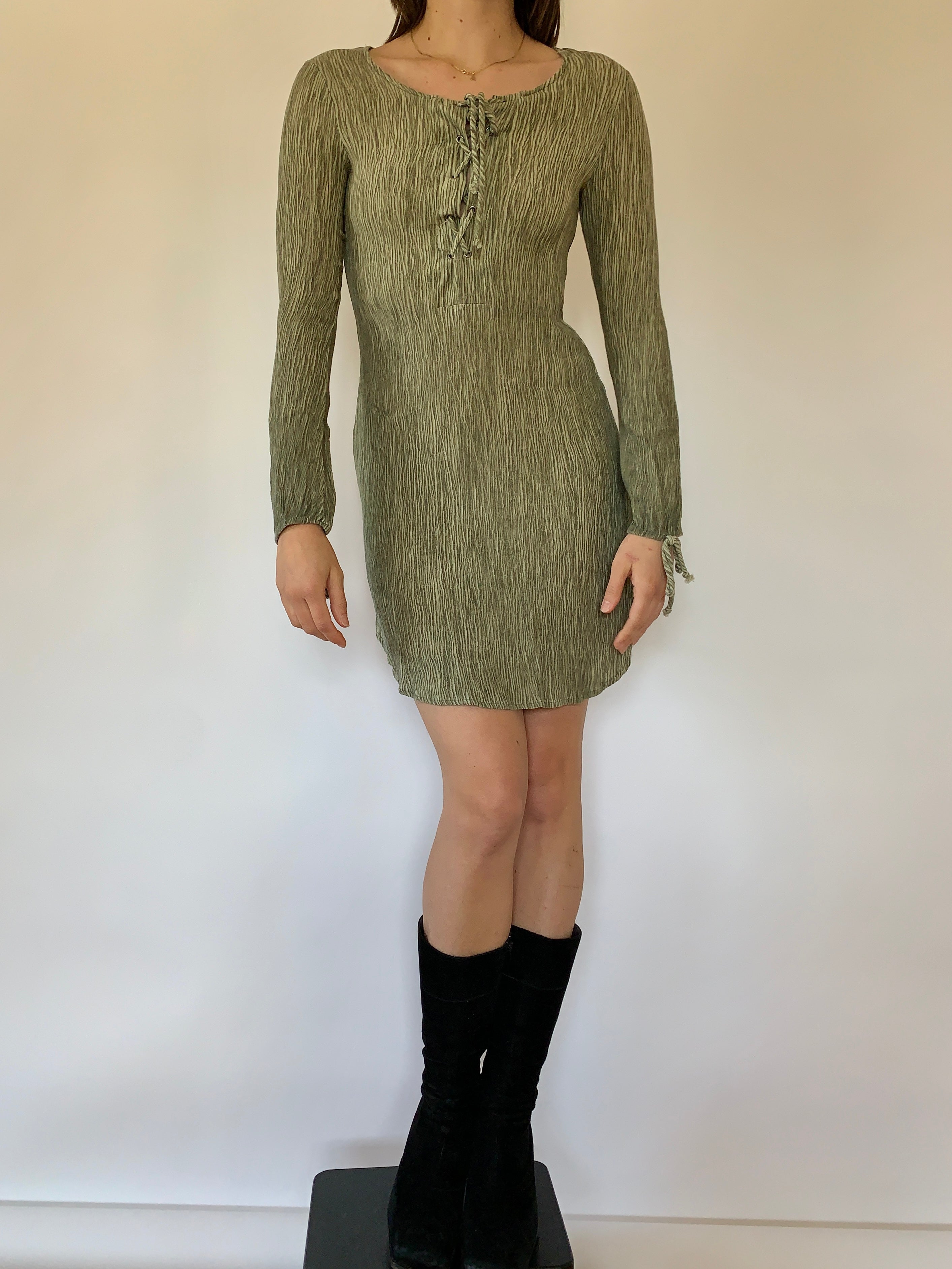 Y2K Boho Fairy Dress (S)