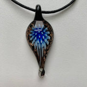 Vintage Glass Pendant Necklace