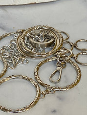 Metal circle chain belt