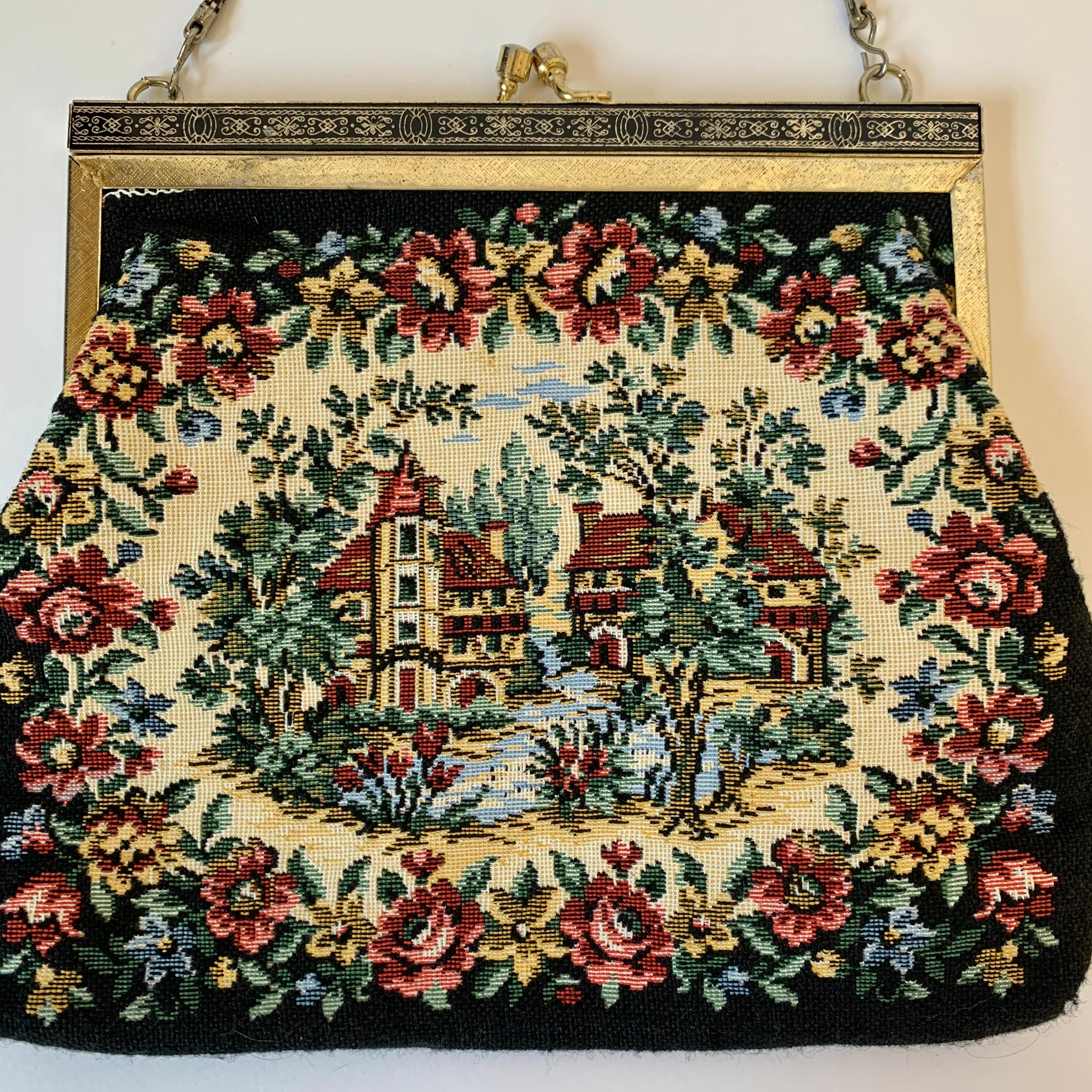 Vintage Embroidered Purse