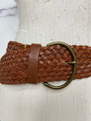 Gap brown braided leather belt