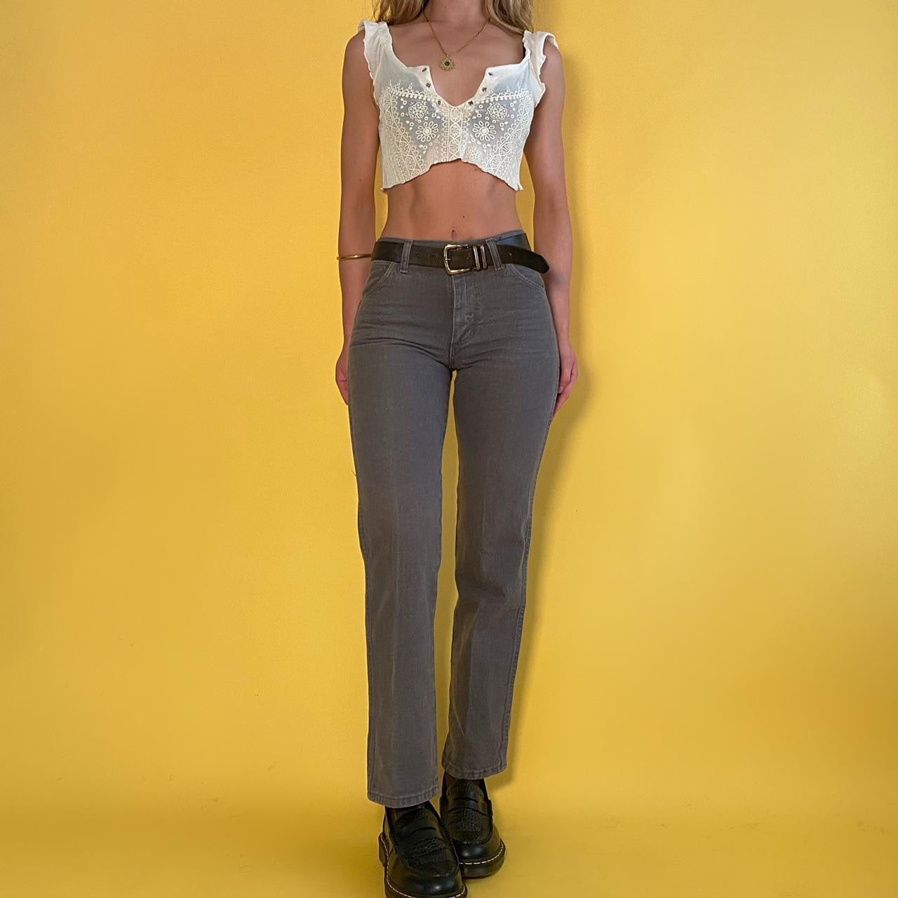 Vintage Grey Denim Wranglers