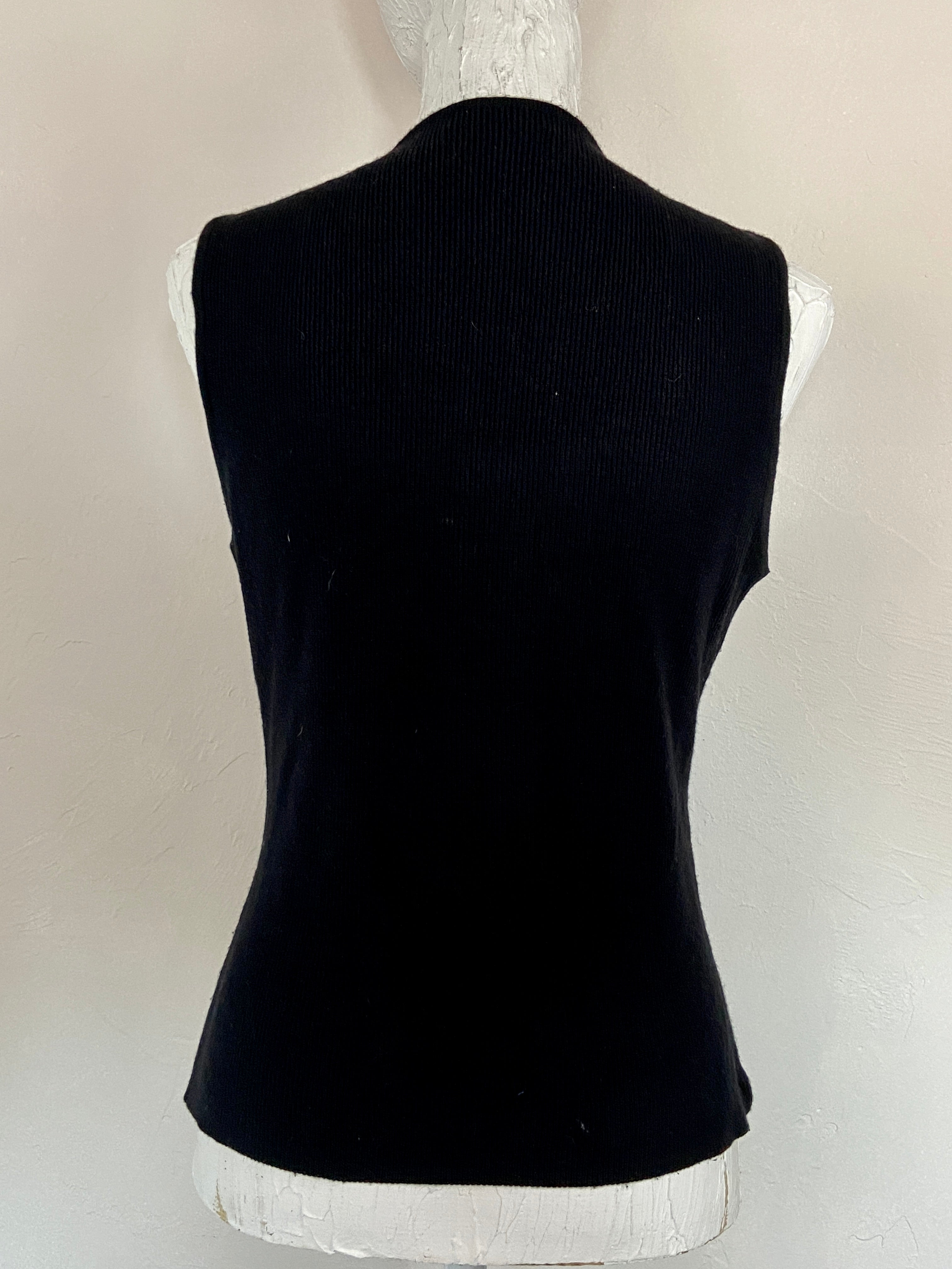 B.B.Dakota black leather vest