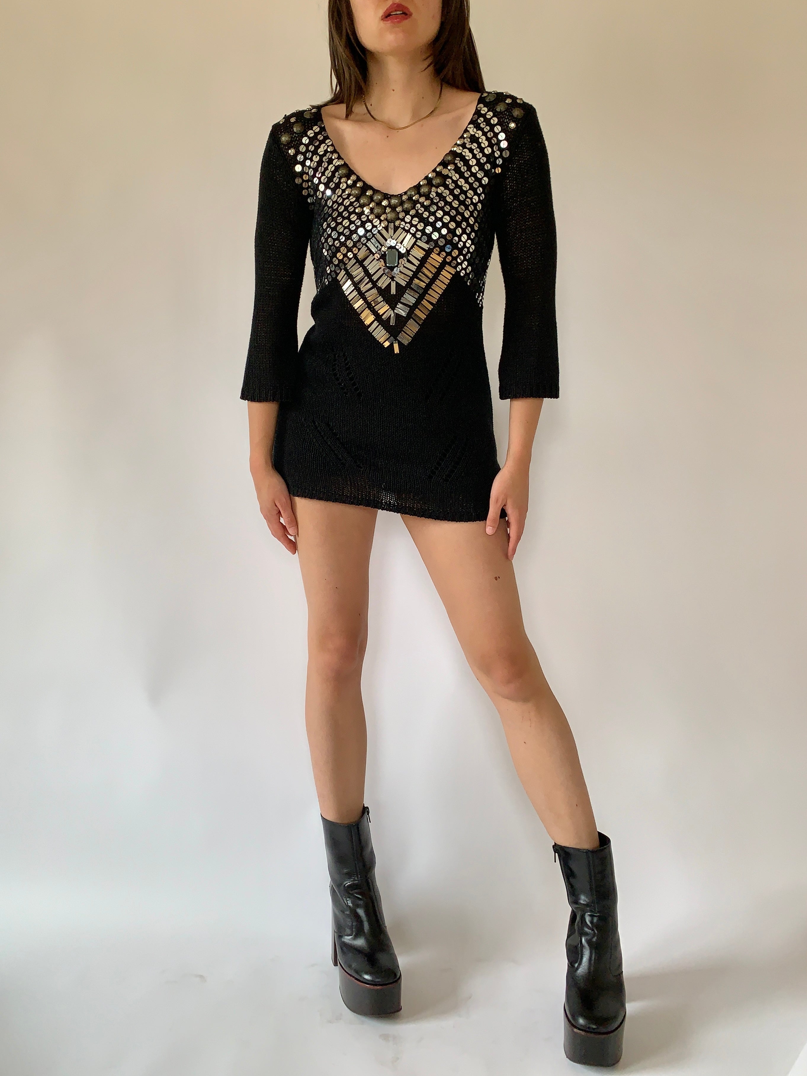Y2K Sequin Tunic (M)