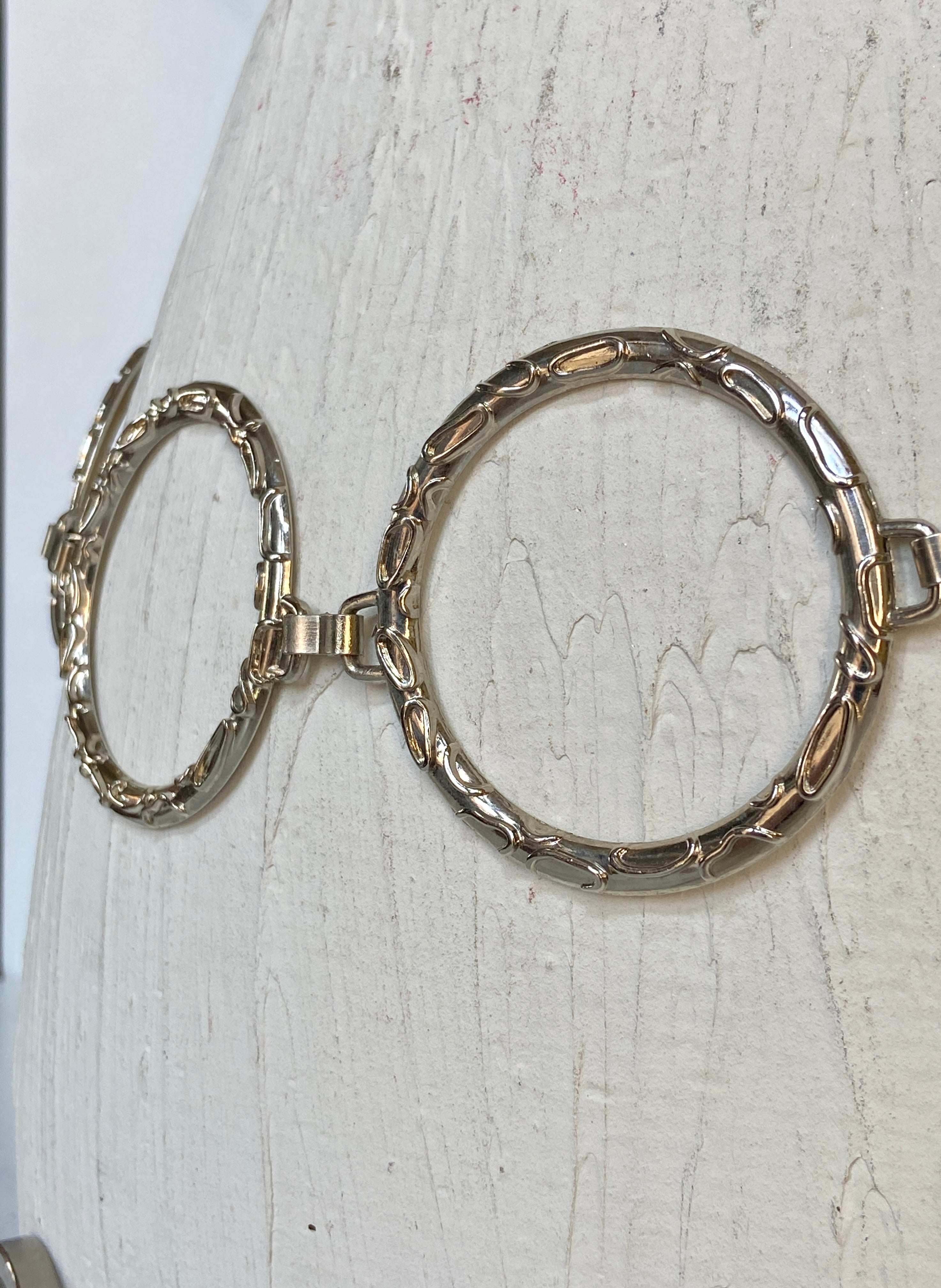 Metal circle chain belt