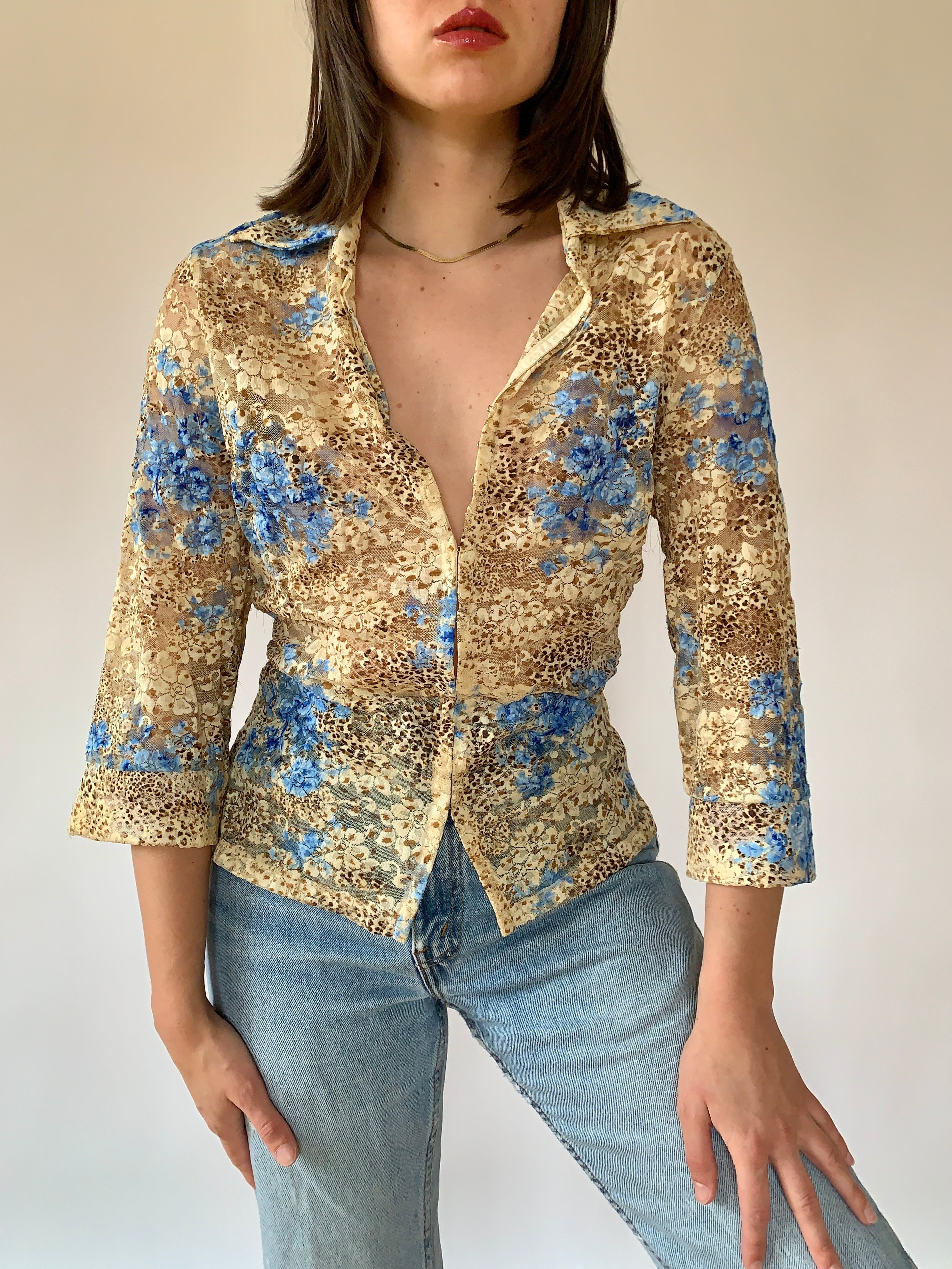 Y2K Mesh Top - Large