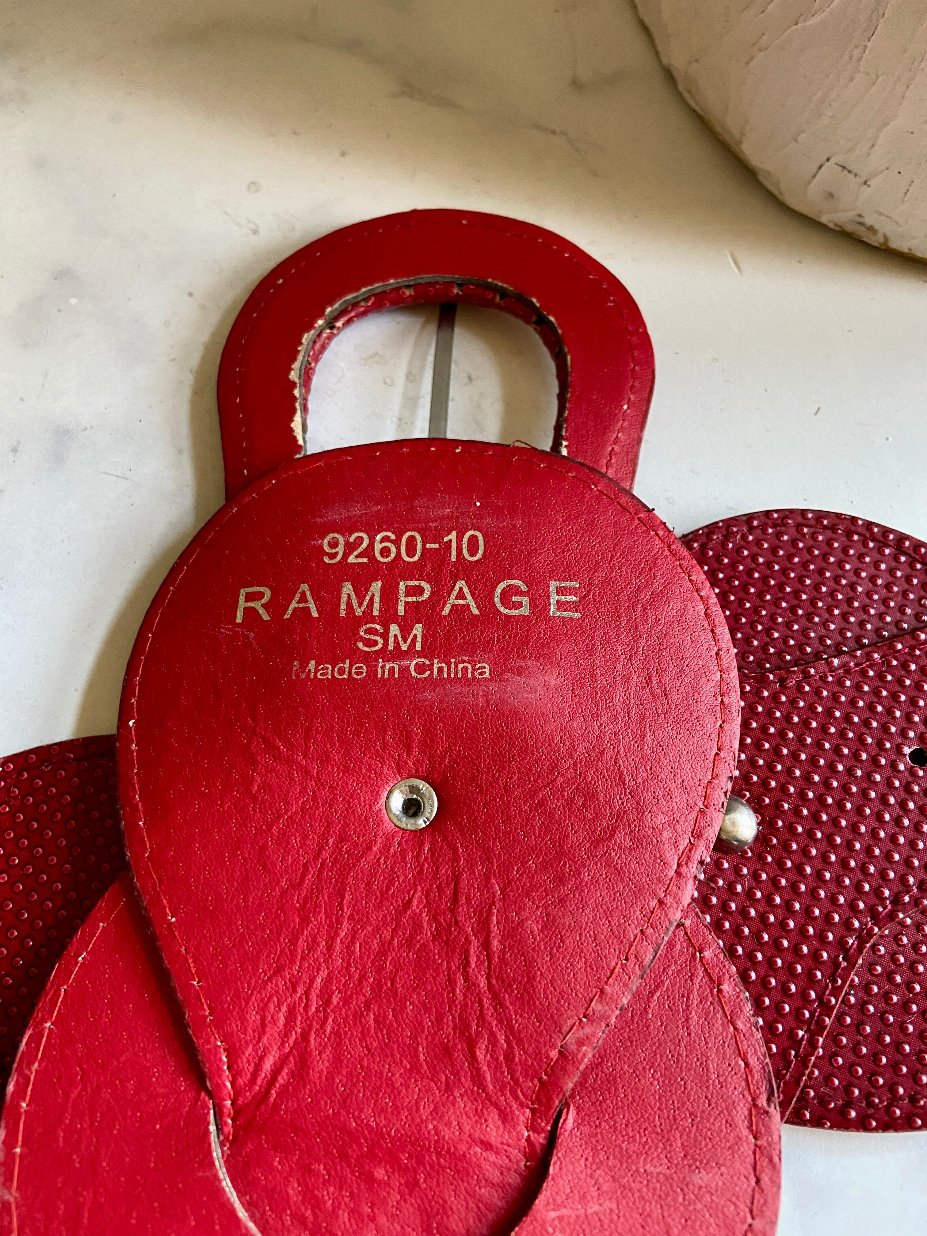 Wide Rampage red belt