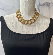 Simply gold choker