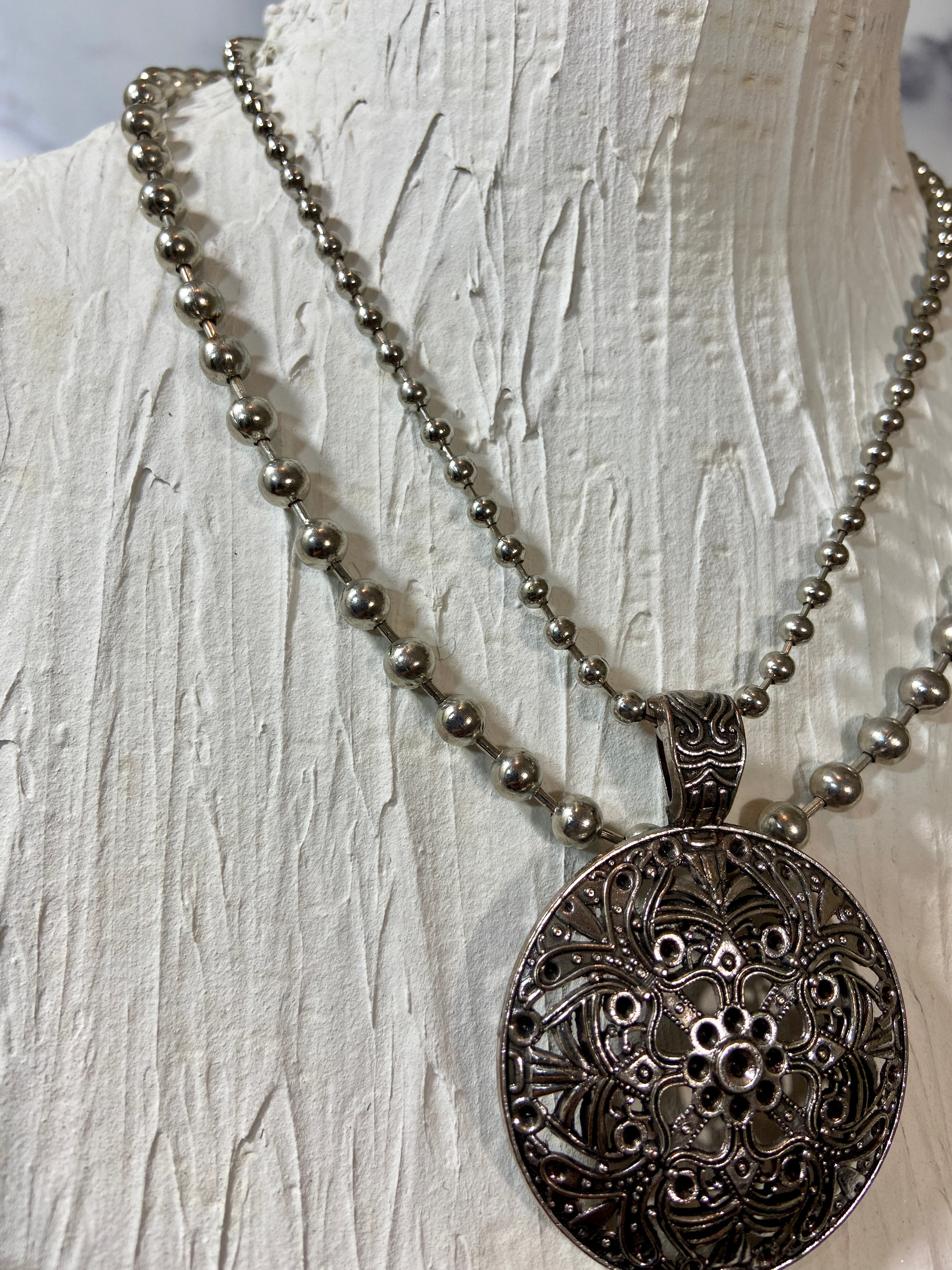Silver circle in layers