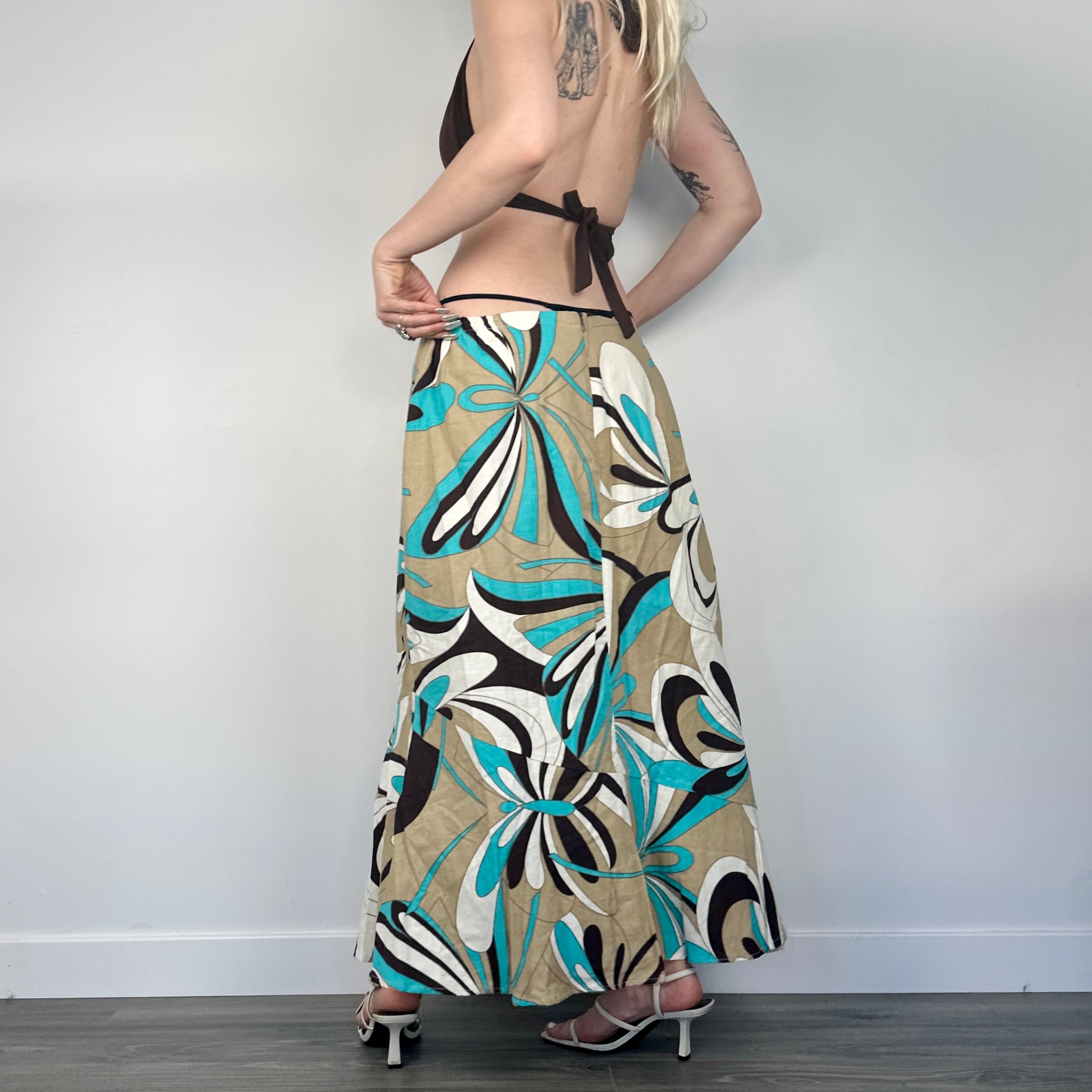Pucci Style Maxi Skirt (L/XL)