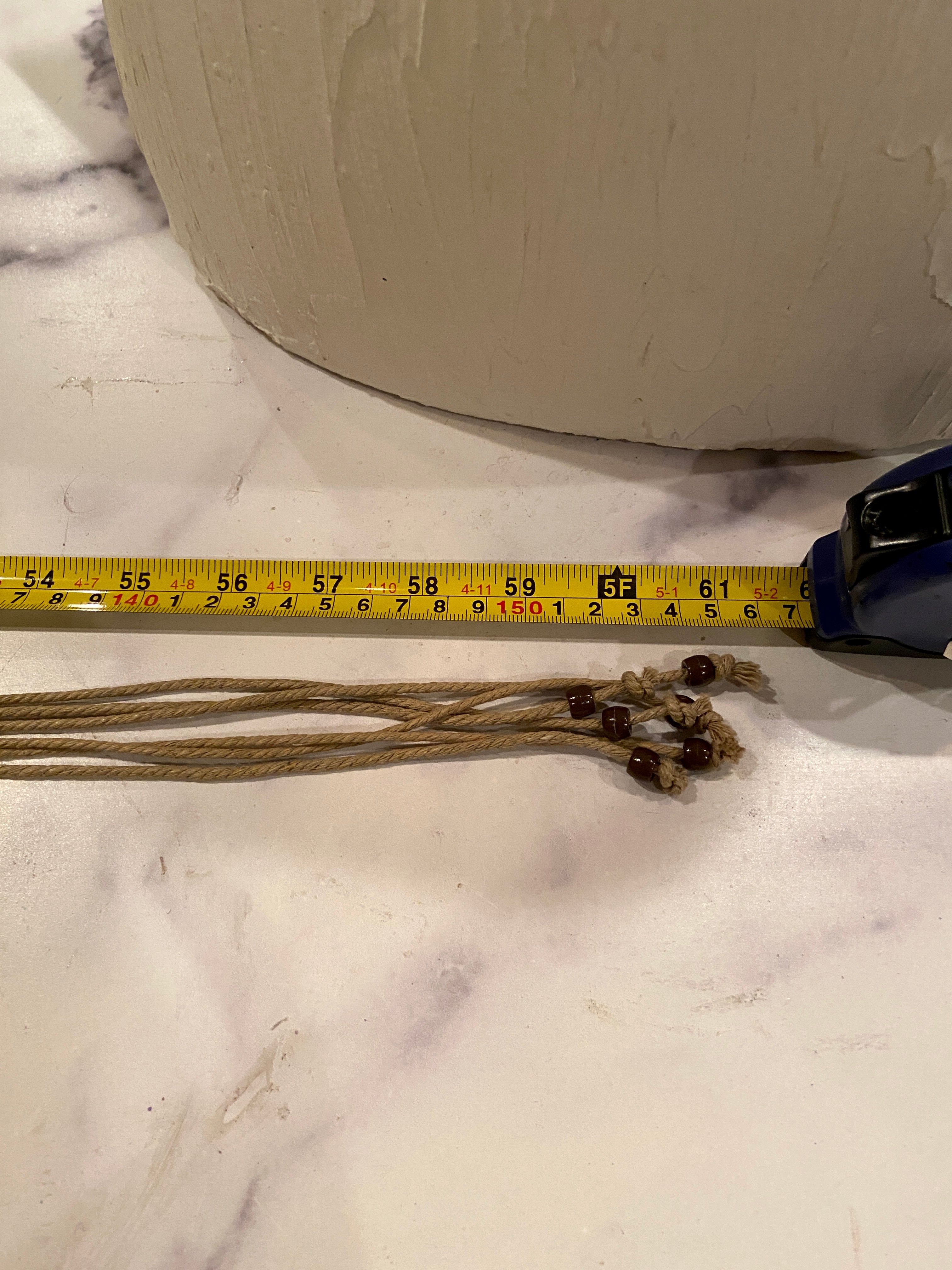White boho belt