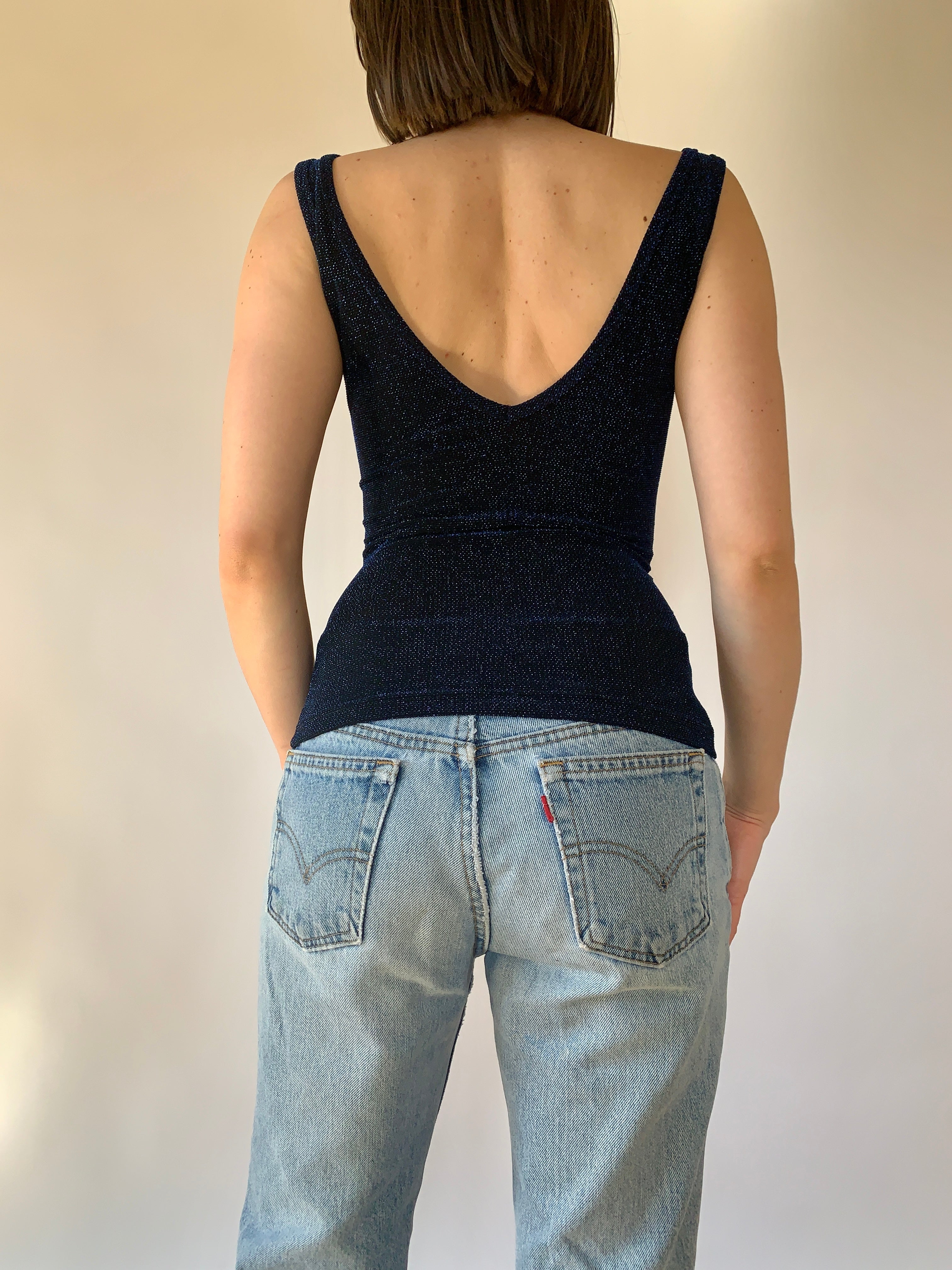 Vintage 1990s Glitter Tank