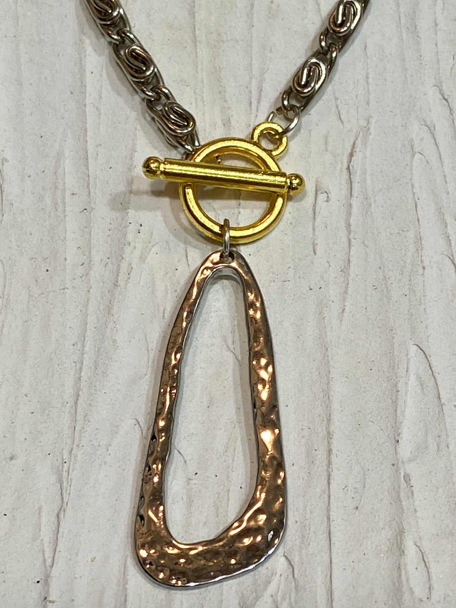 Gold and silver necklace tone — Holy Thrift