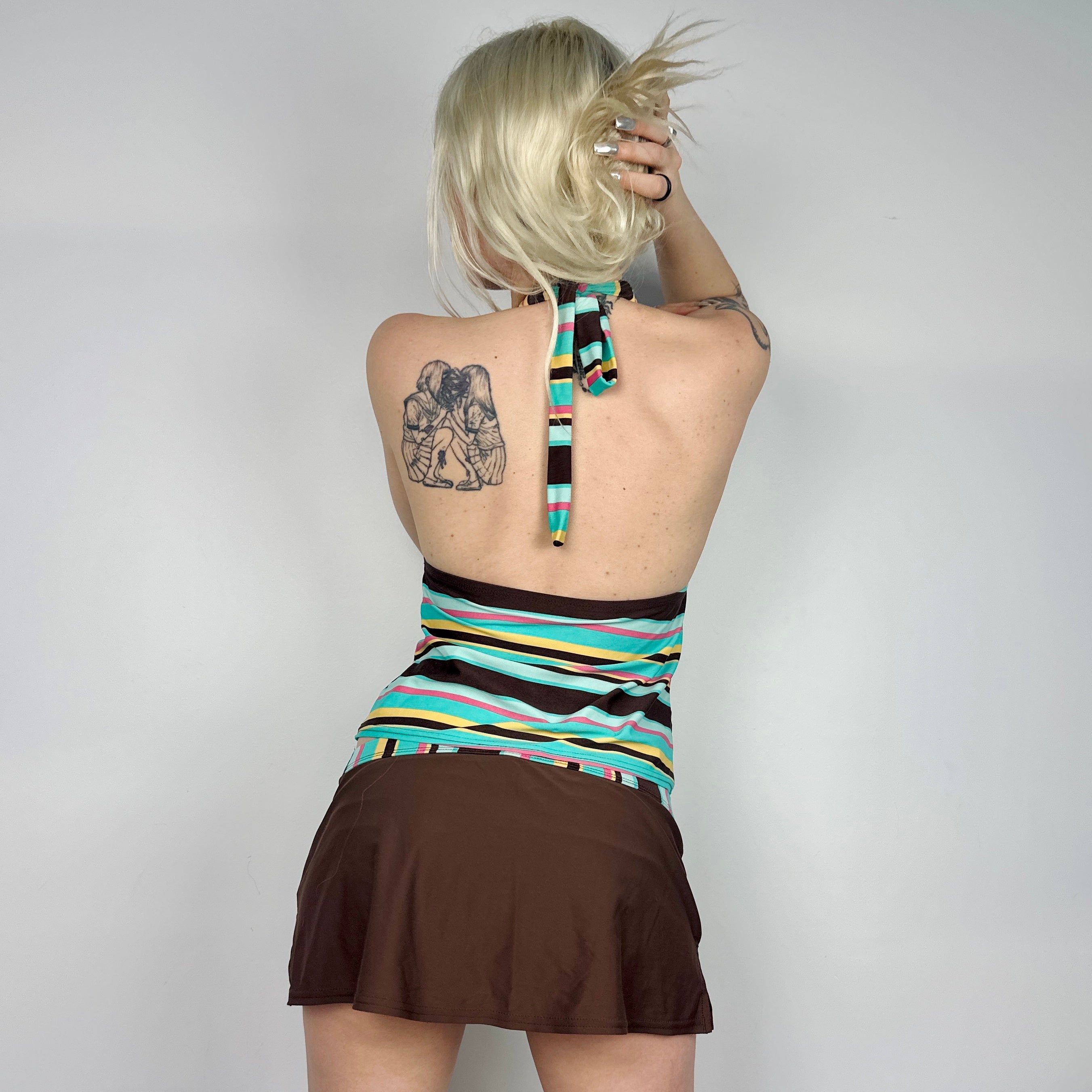 Y2K Tankini 2-Pc Set (S)