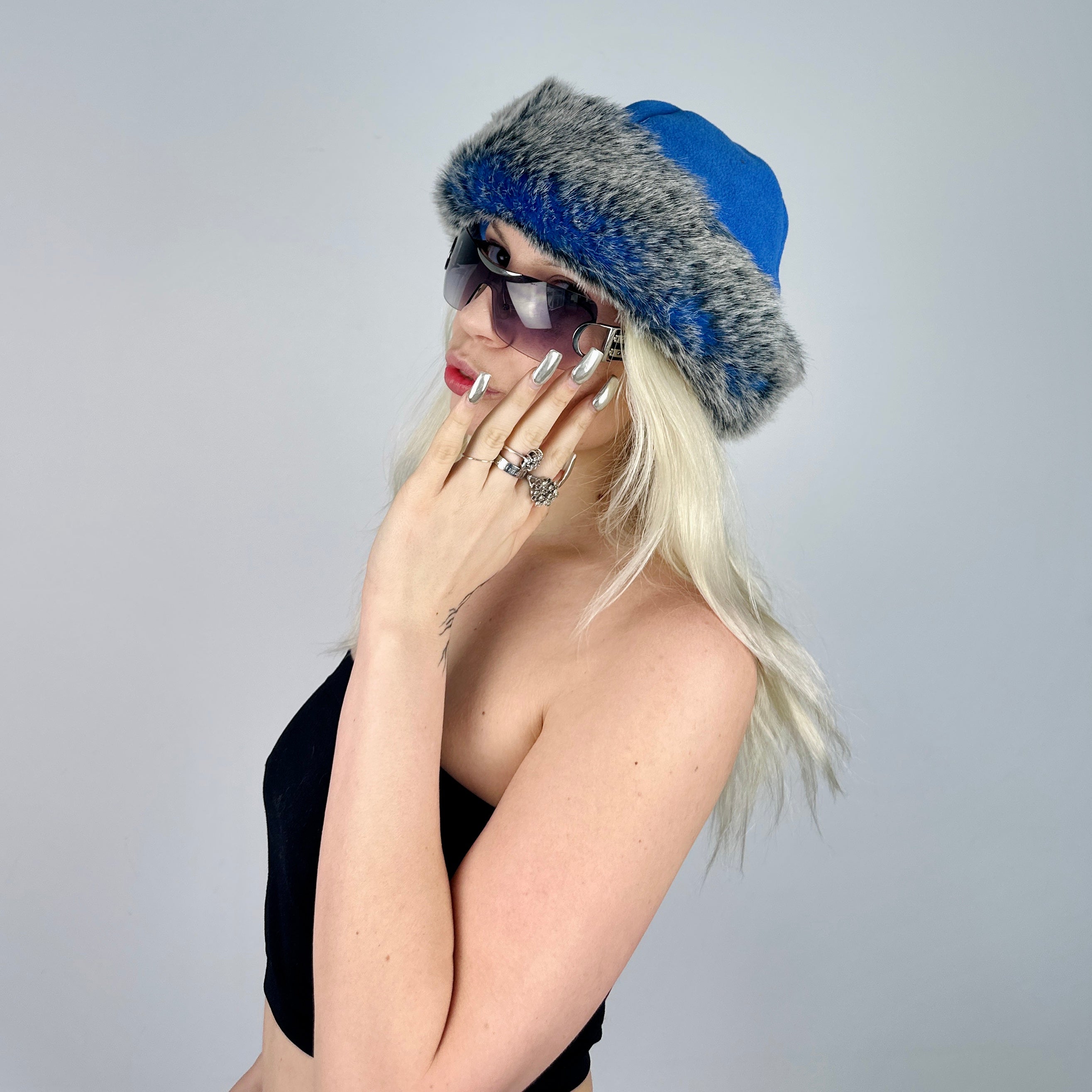 Faux Fur Fleece Hat