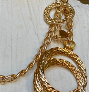 Gold &colors waist chain belt