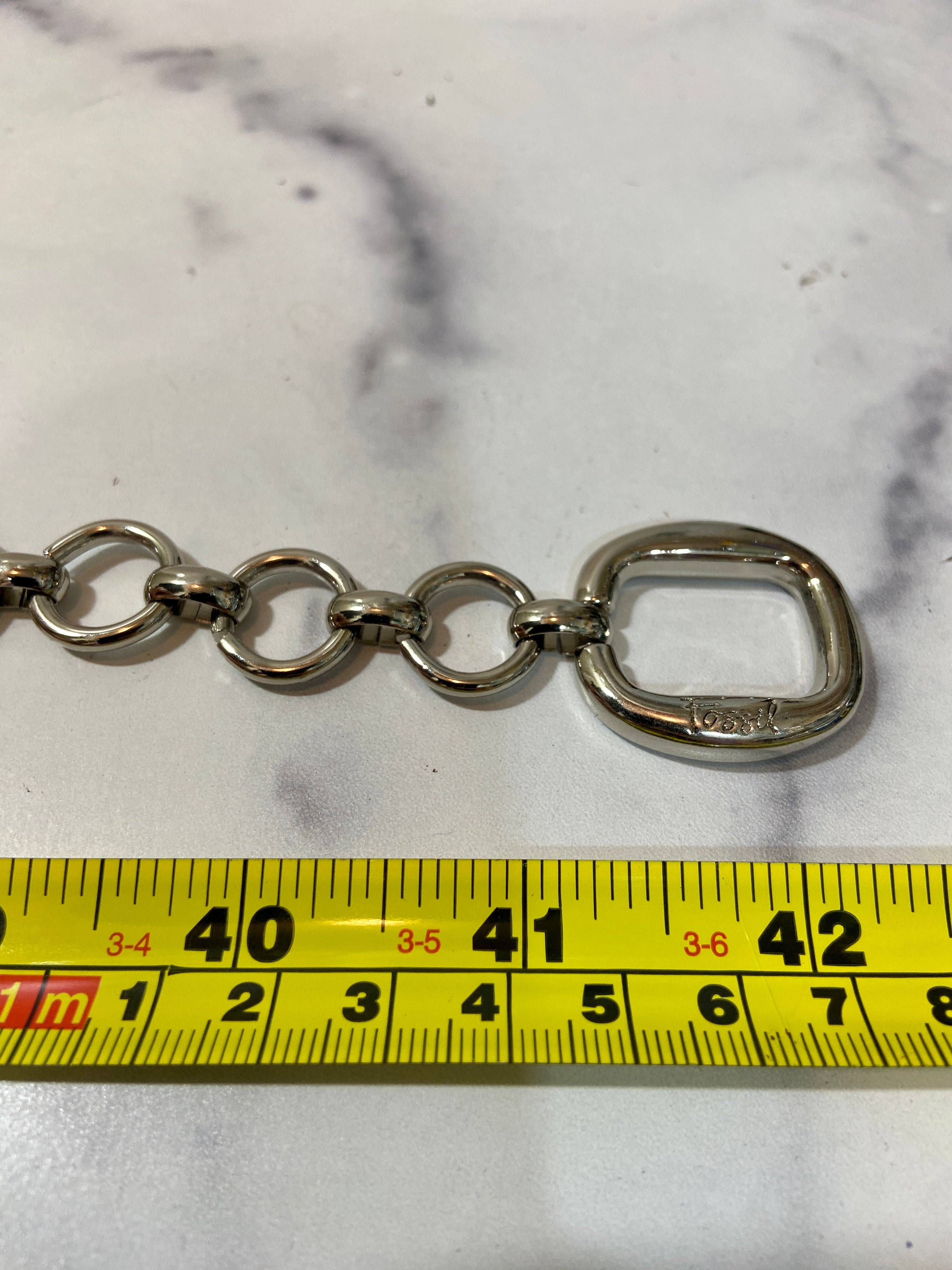 black leather chain