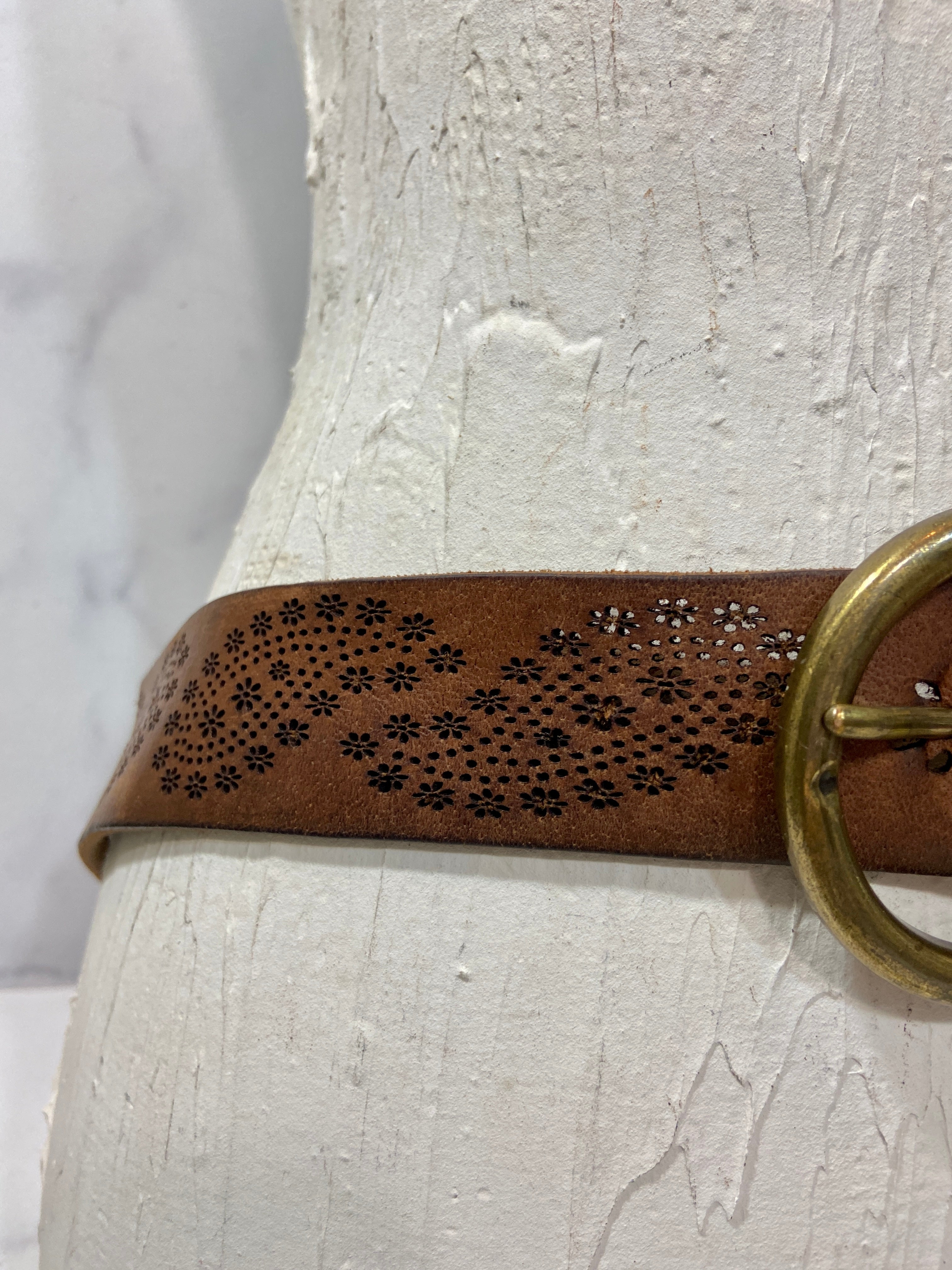 Vintage leather belt