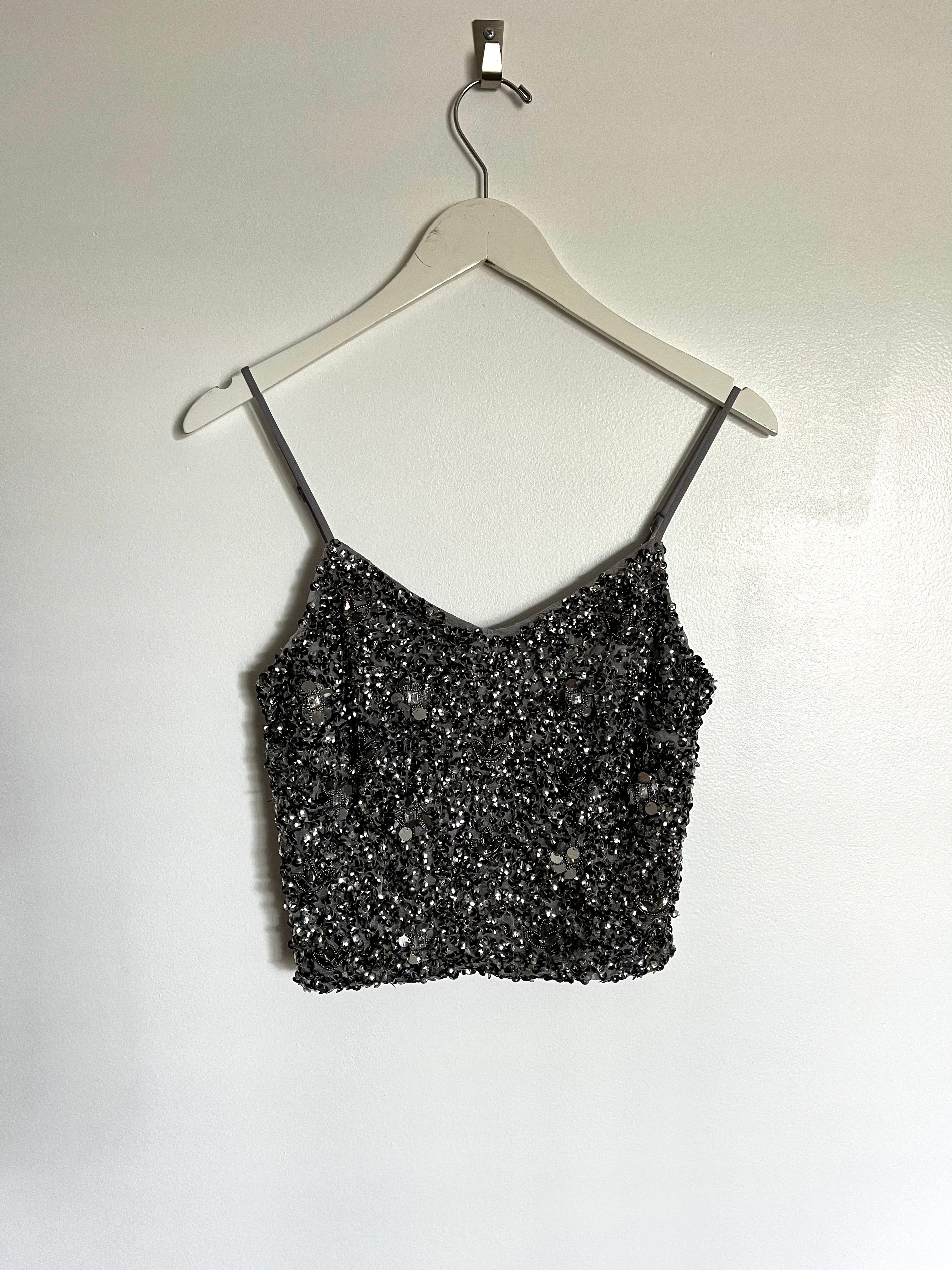 Gun metal crop - small