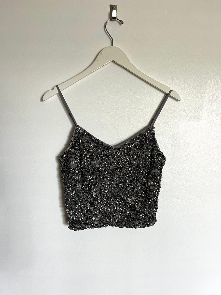 Gun metal crop - small