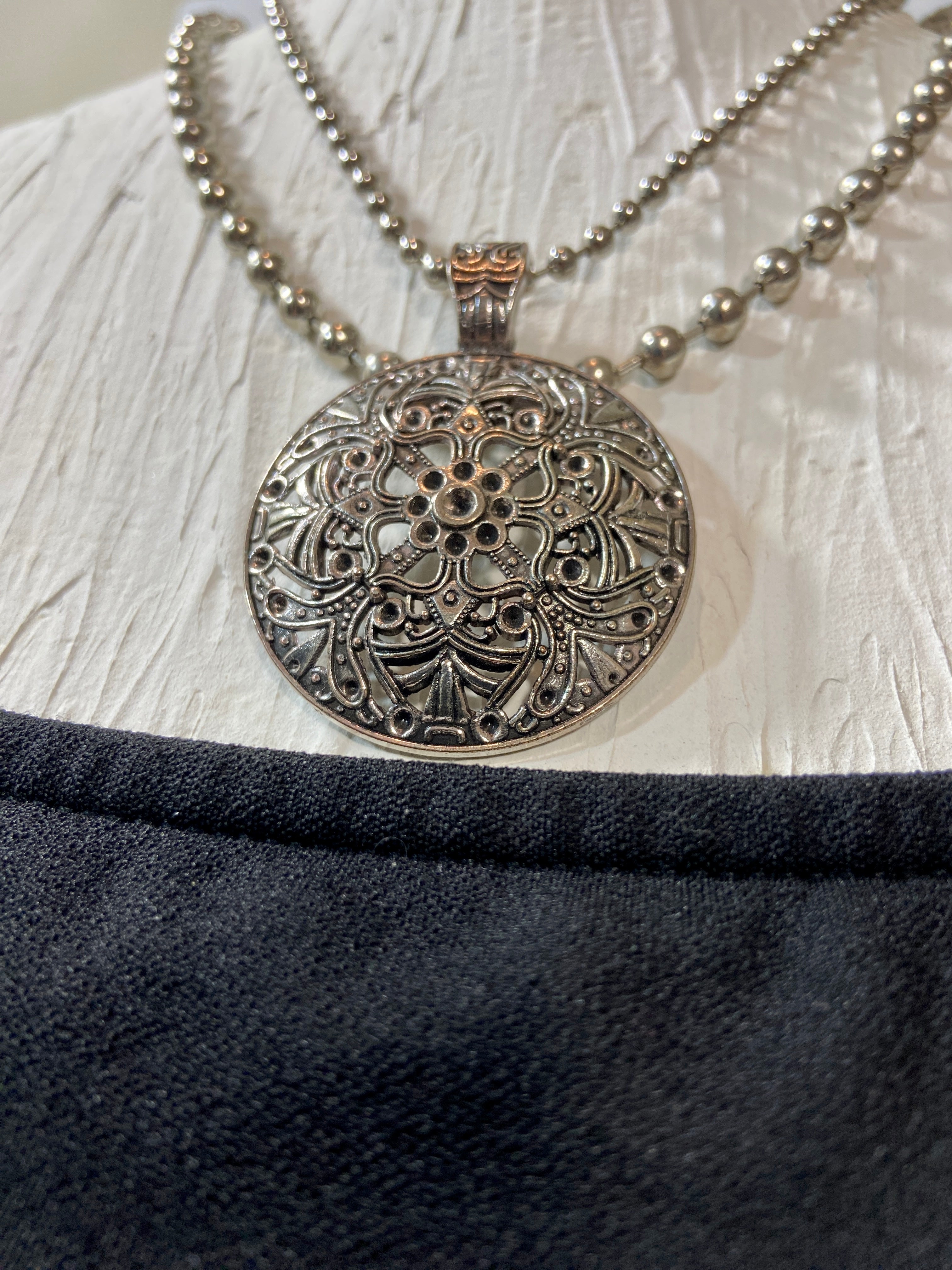Silver circle in layers