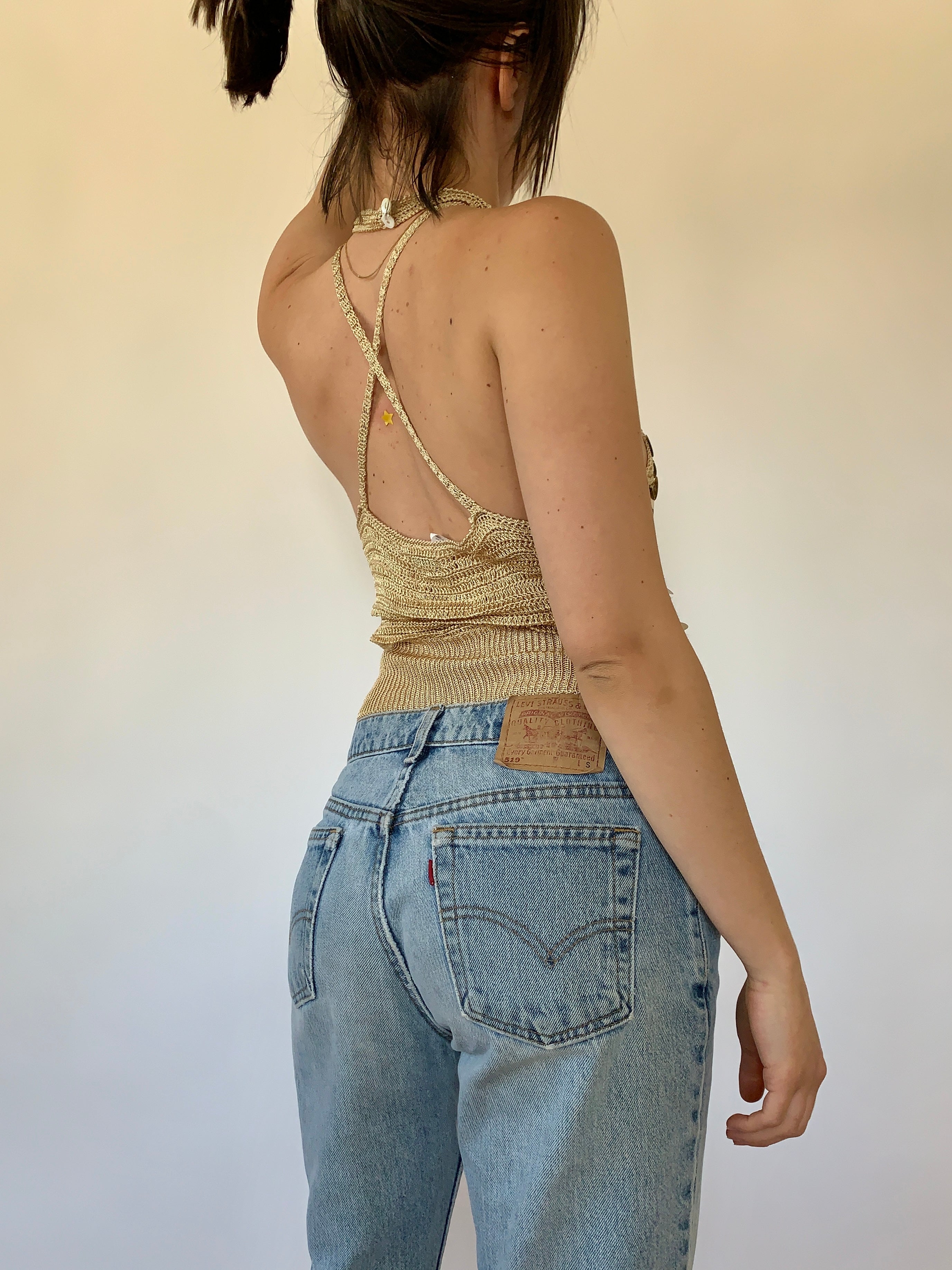 Y2K Sequin Halter