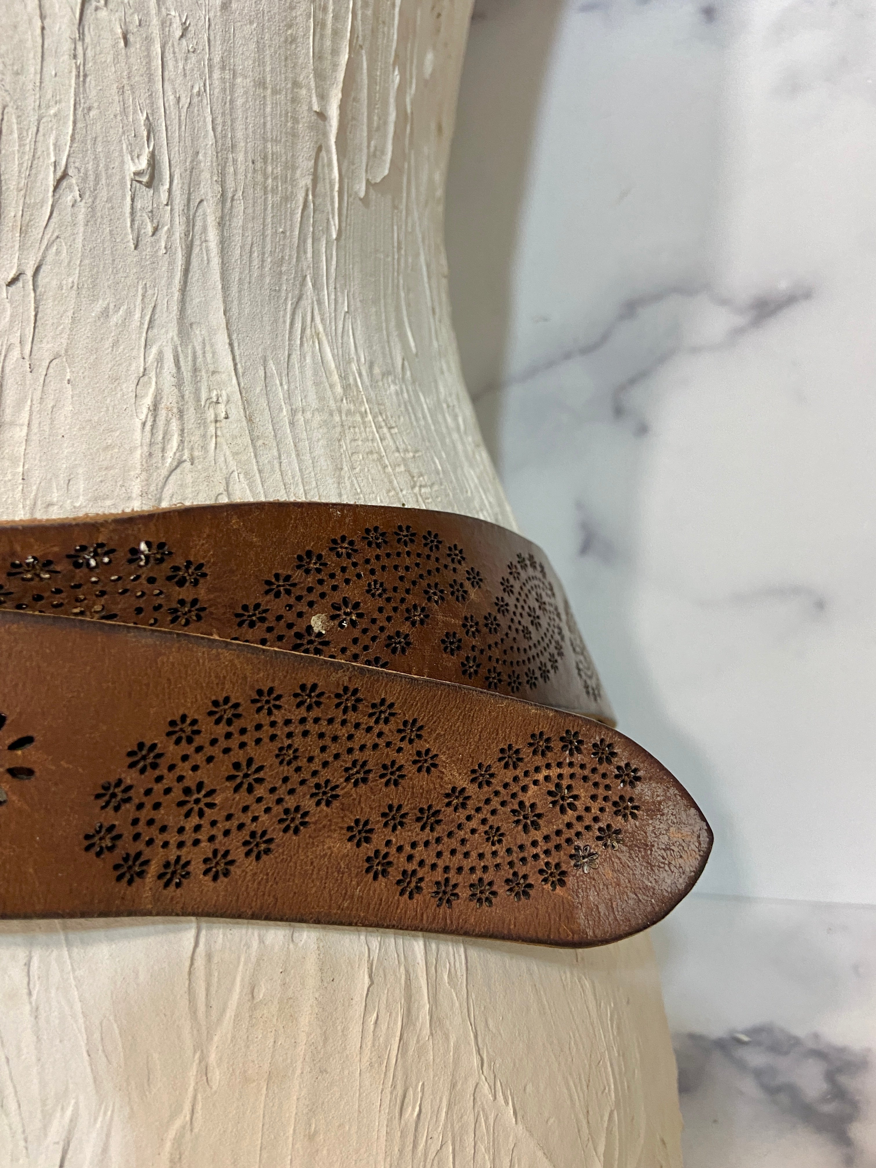 Vintage leather belt