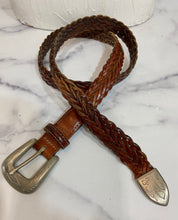 Vintage Bally braided leather belt