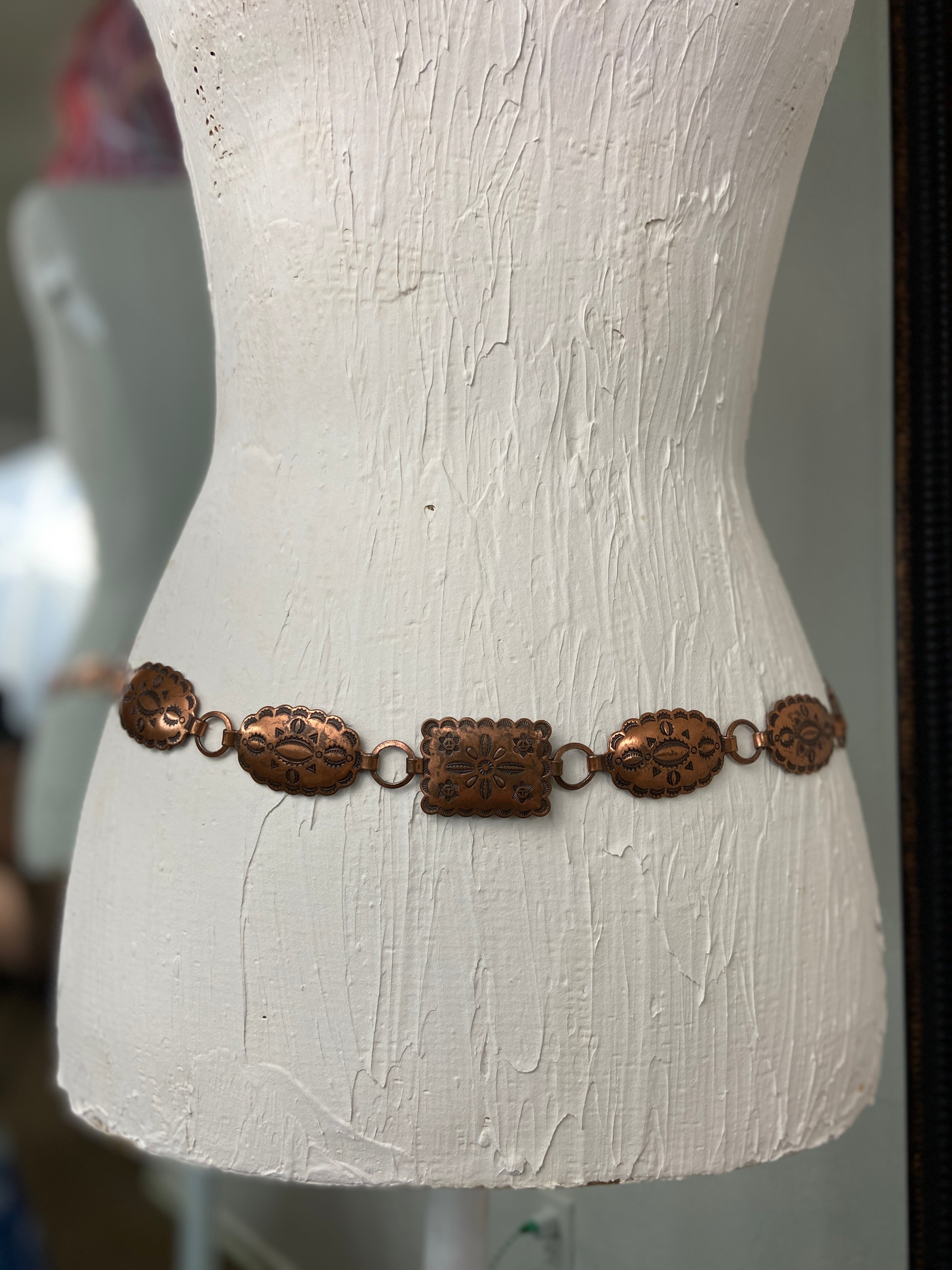 Vintage metal belts