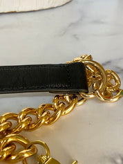 Black & gold belt