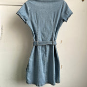 Y2K Belted denim dress (M/L)