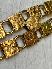 Vintage Zentall gold chain belt