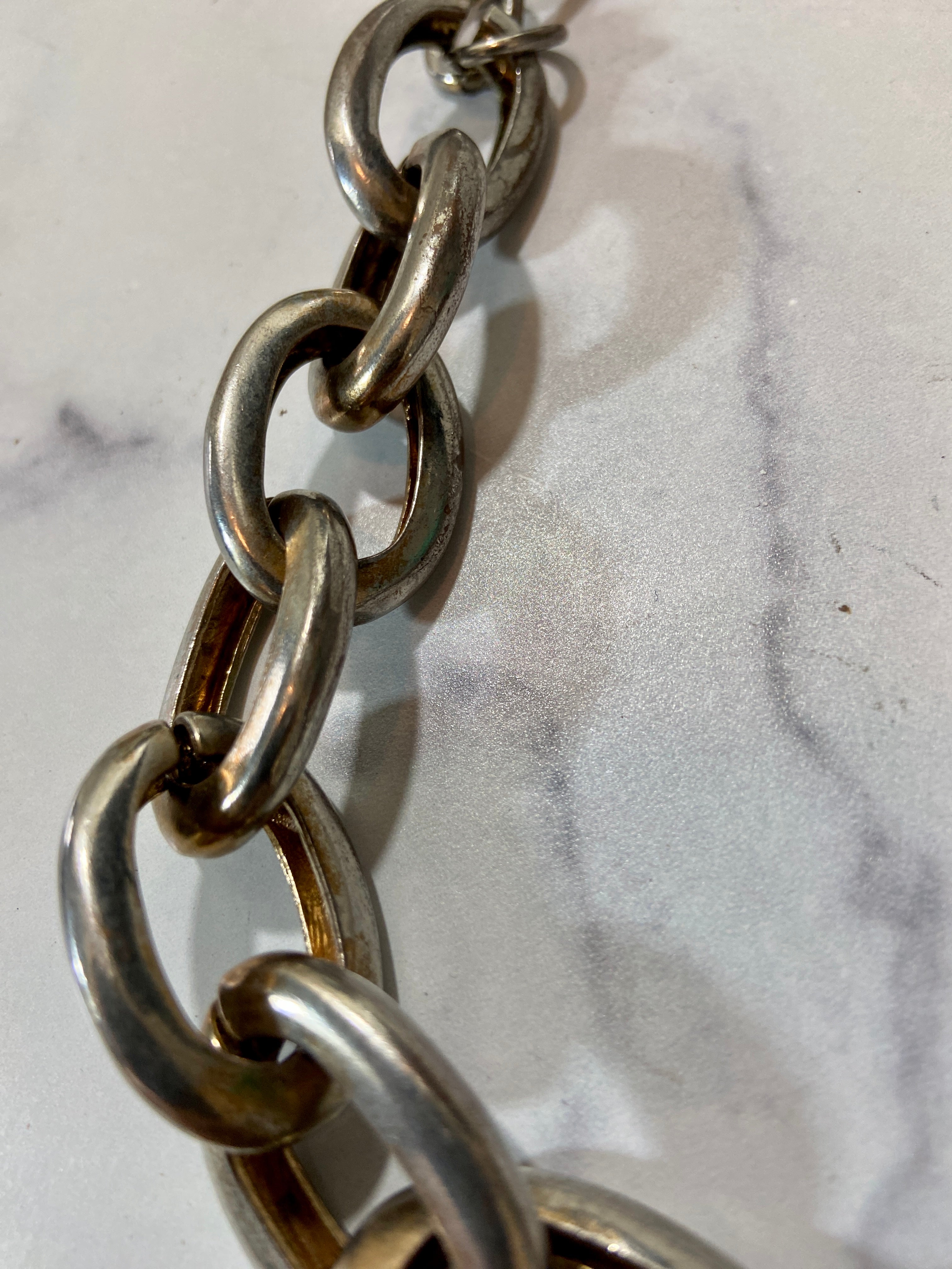 Vintage Heavy metal chunky chain